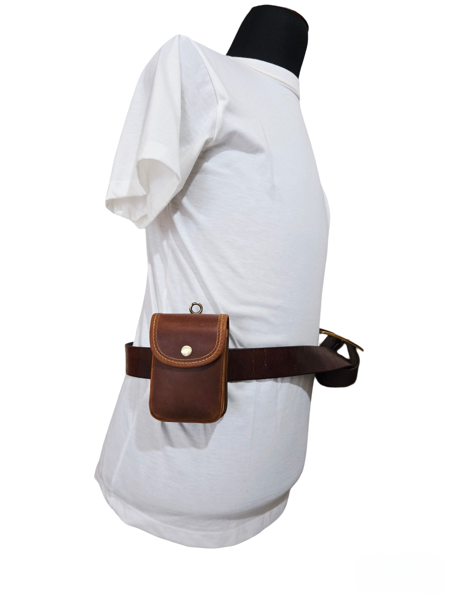 Handmade medieval mini waist belt bag