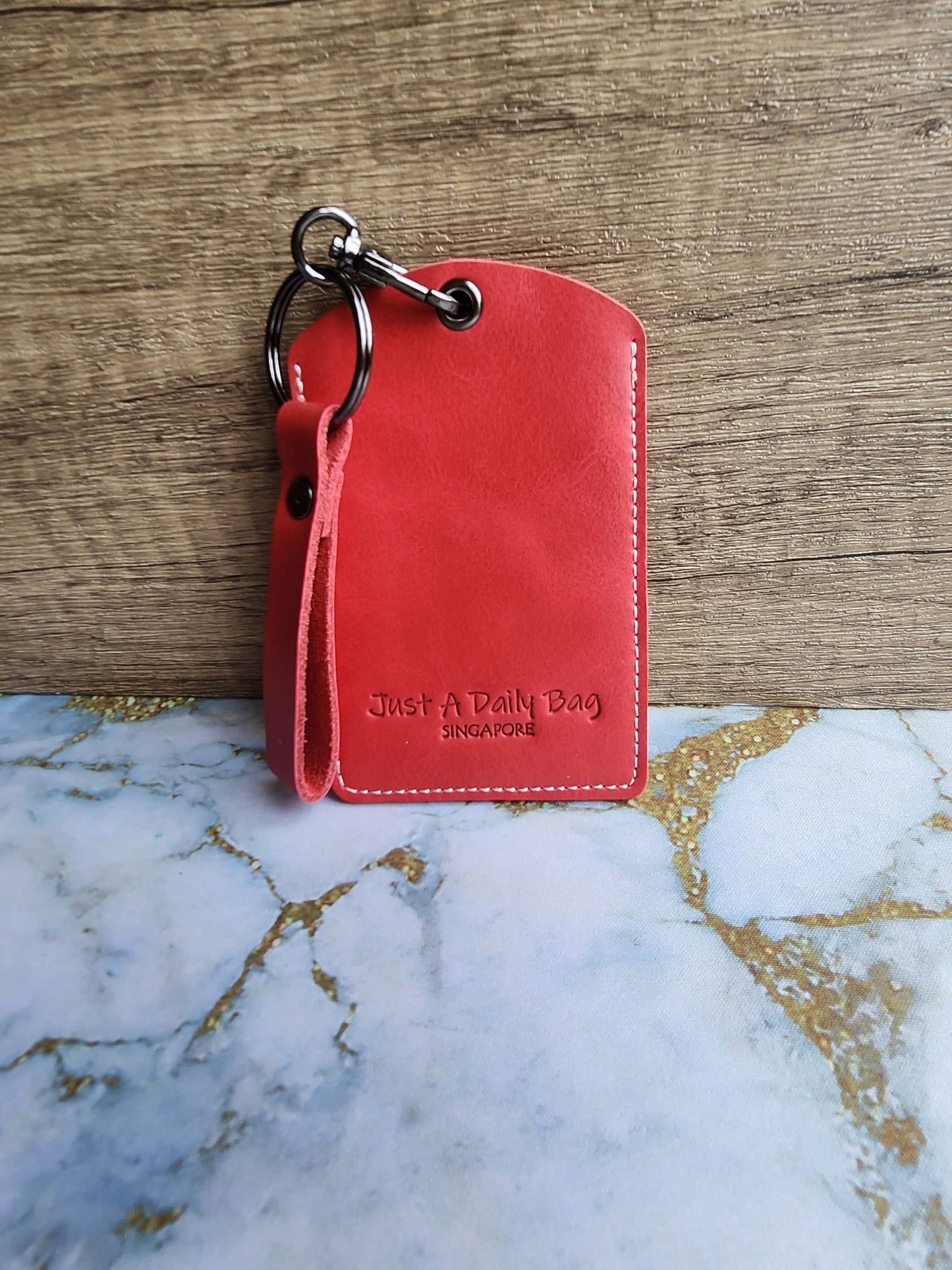 Red Unicorn Merlion and Otter Lanyard Card Holder