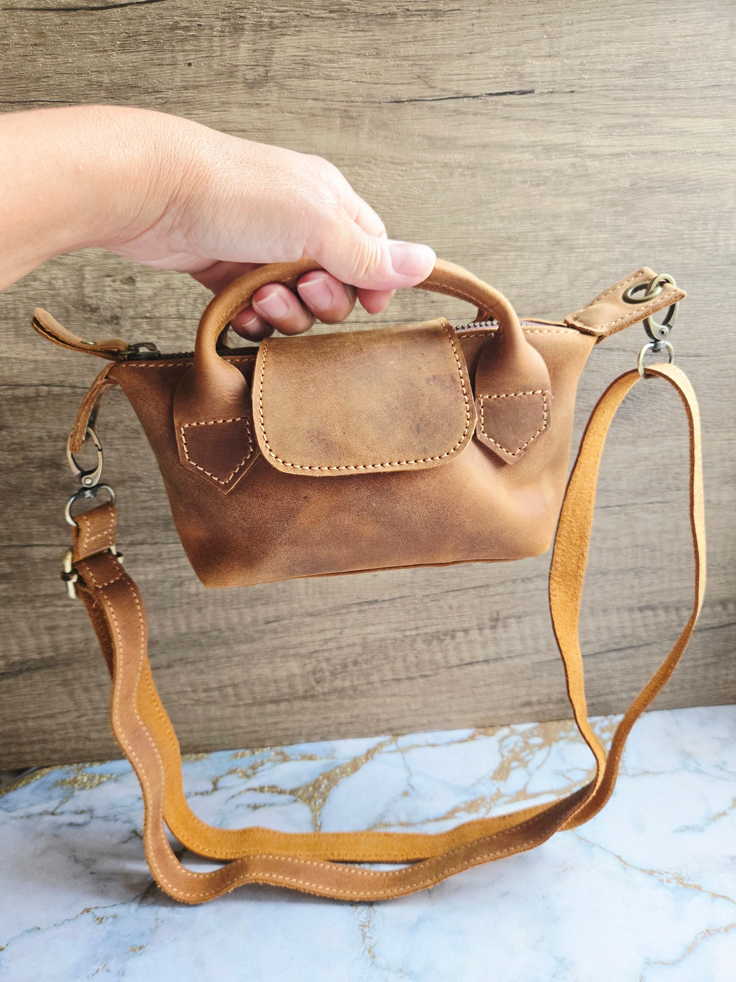 Handmade Mini Cross Body bag
