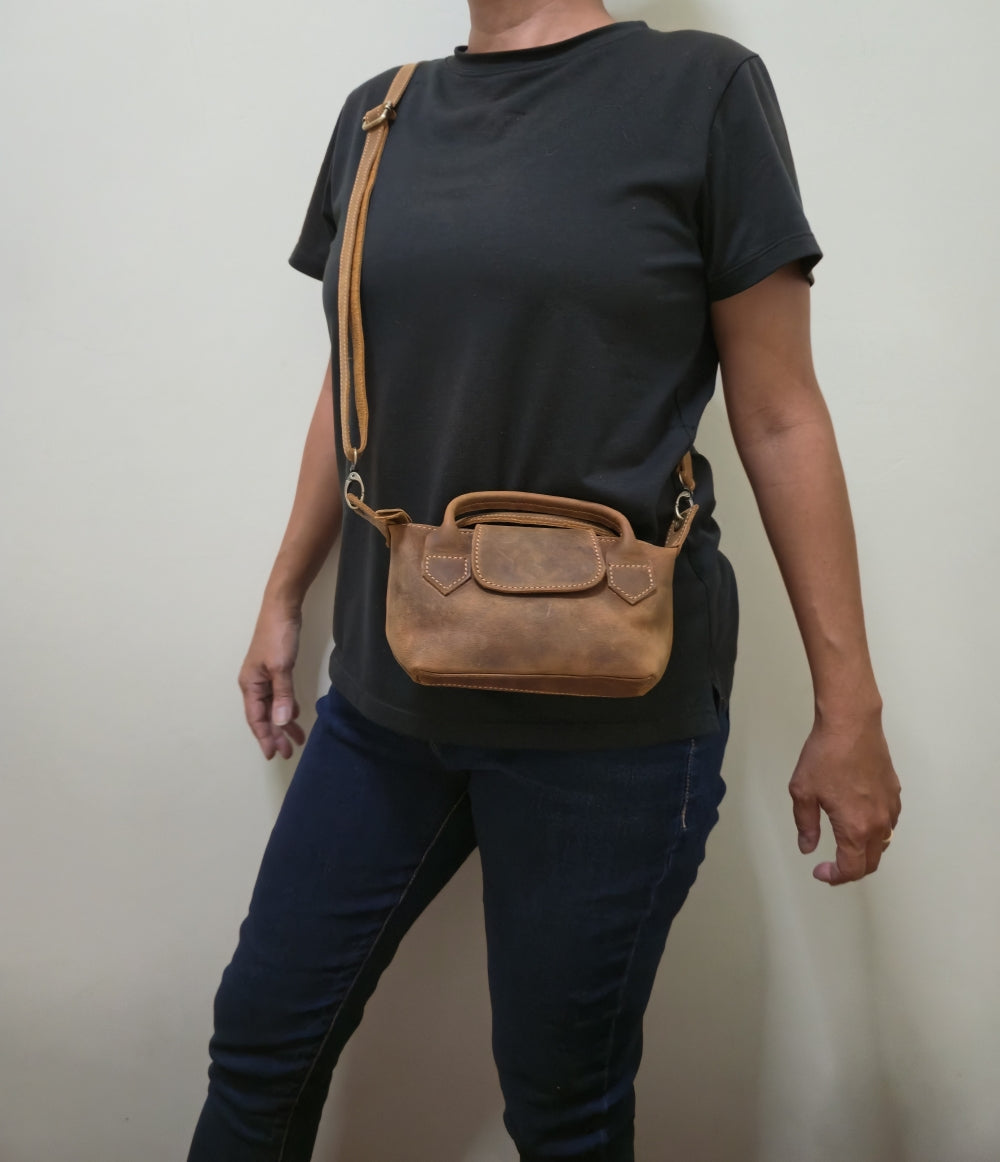 Handmade Mini Cross Body bag