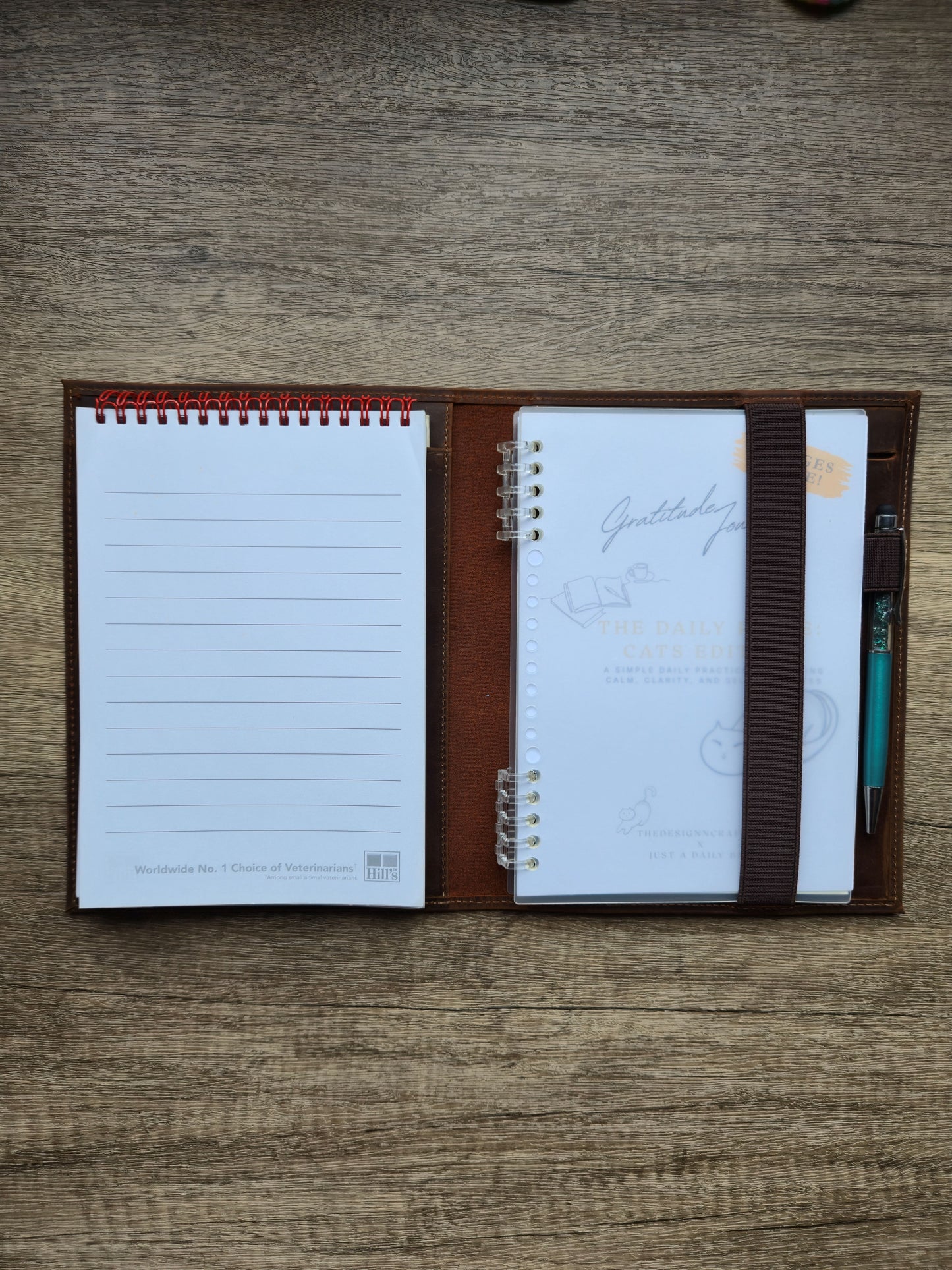 Gratitude Journal A5 (option of Leather Journal Cover)
