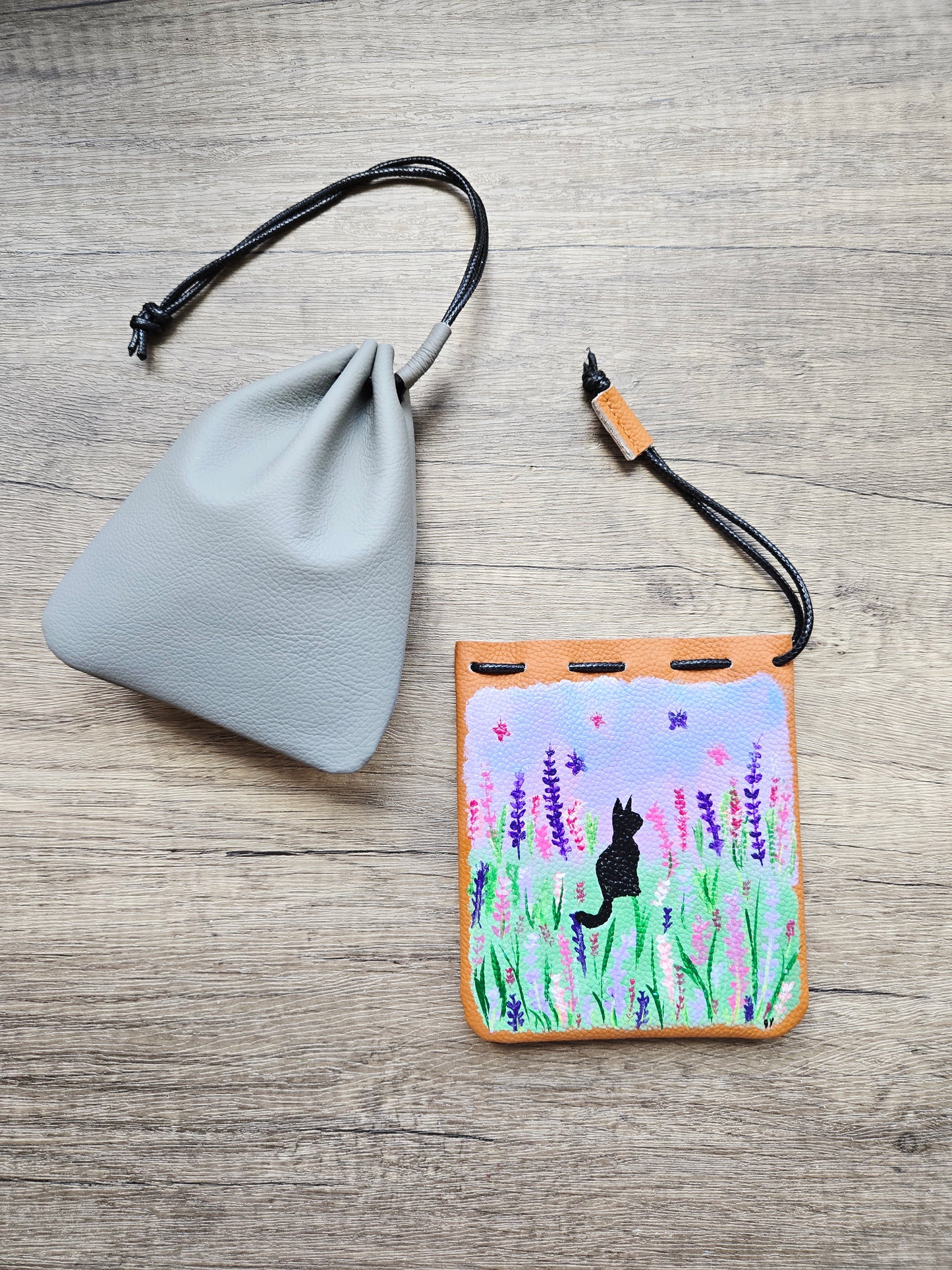 Handmade drawstring pouch (Medium)