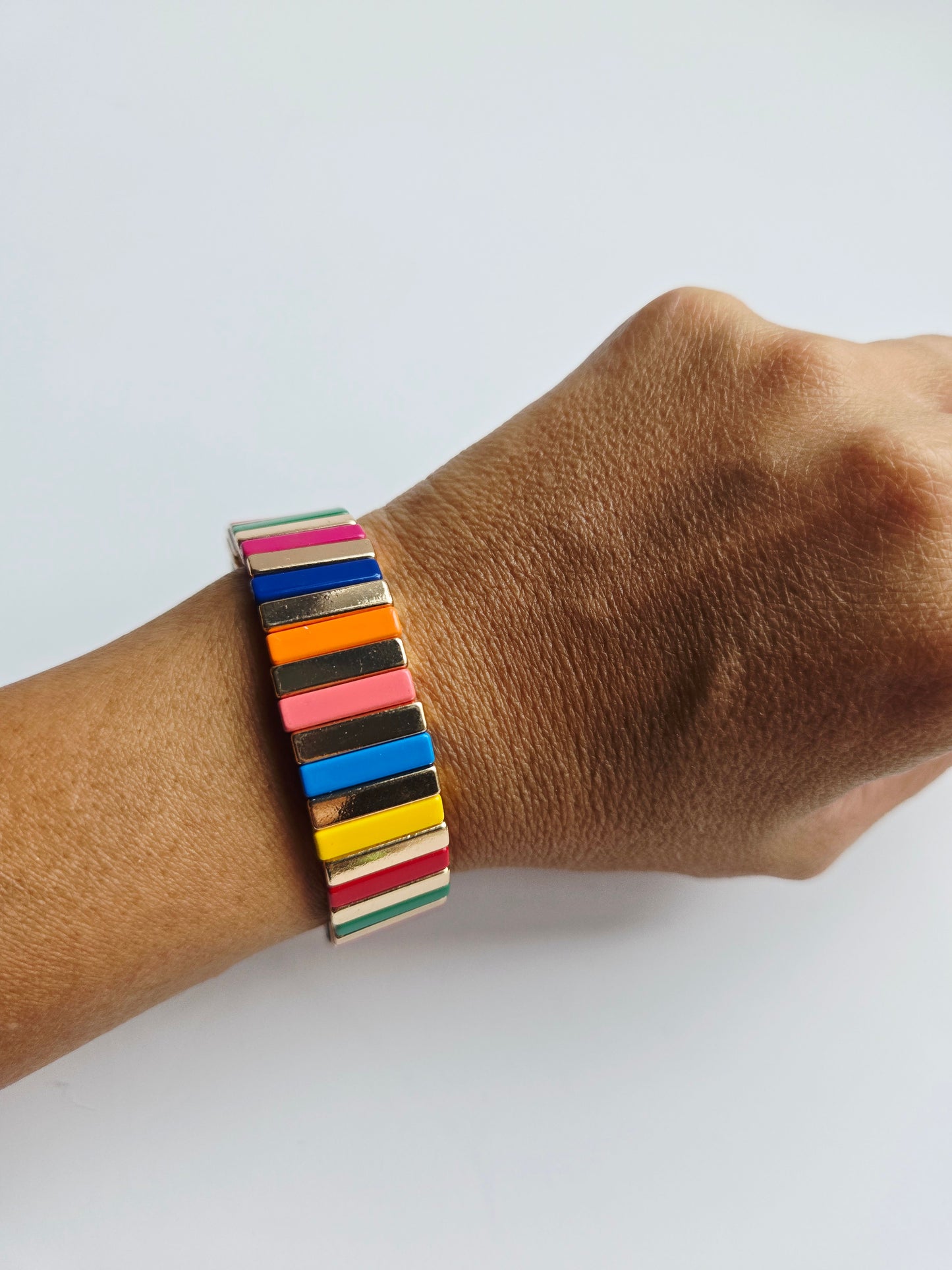 Rainbow Stacked Bracelet