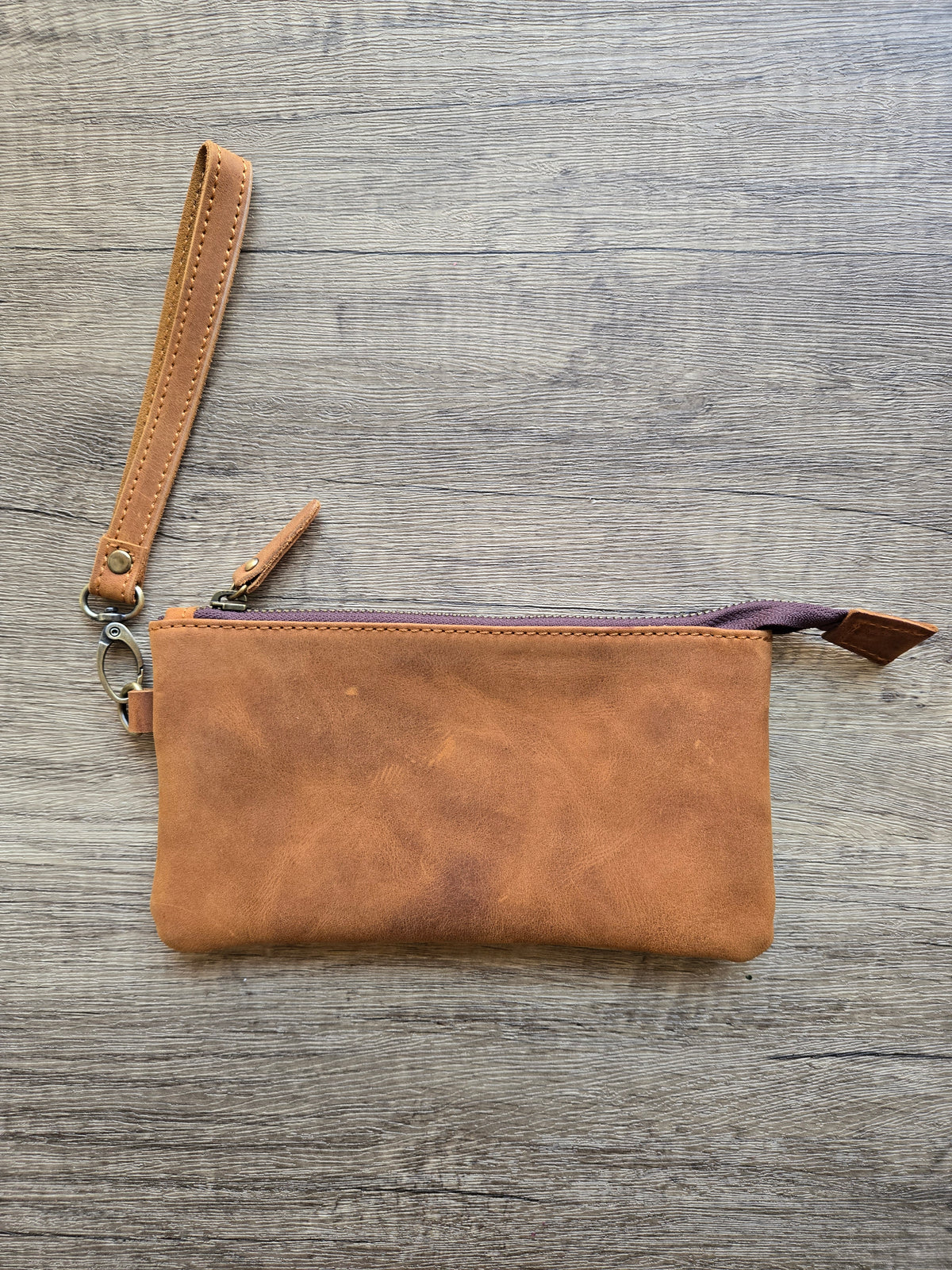 Pet Pawtraits On Leather HP pouch/wristlet