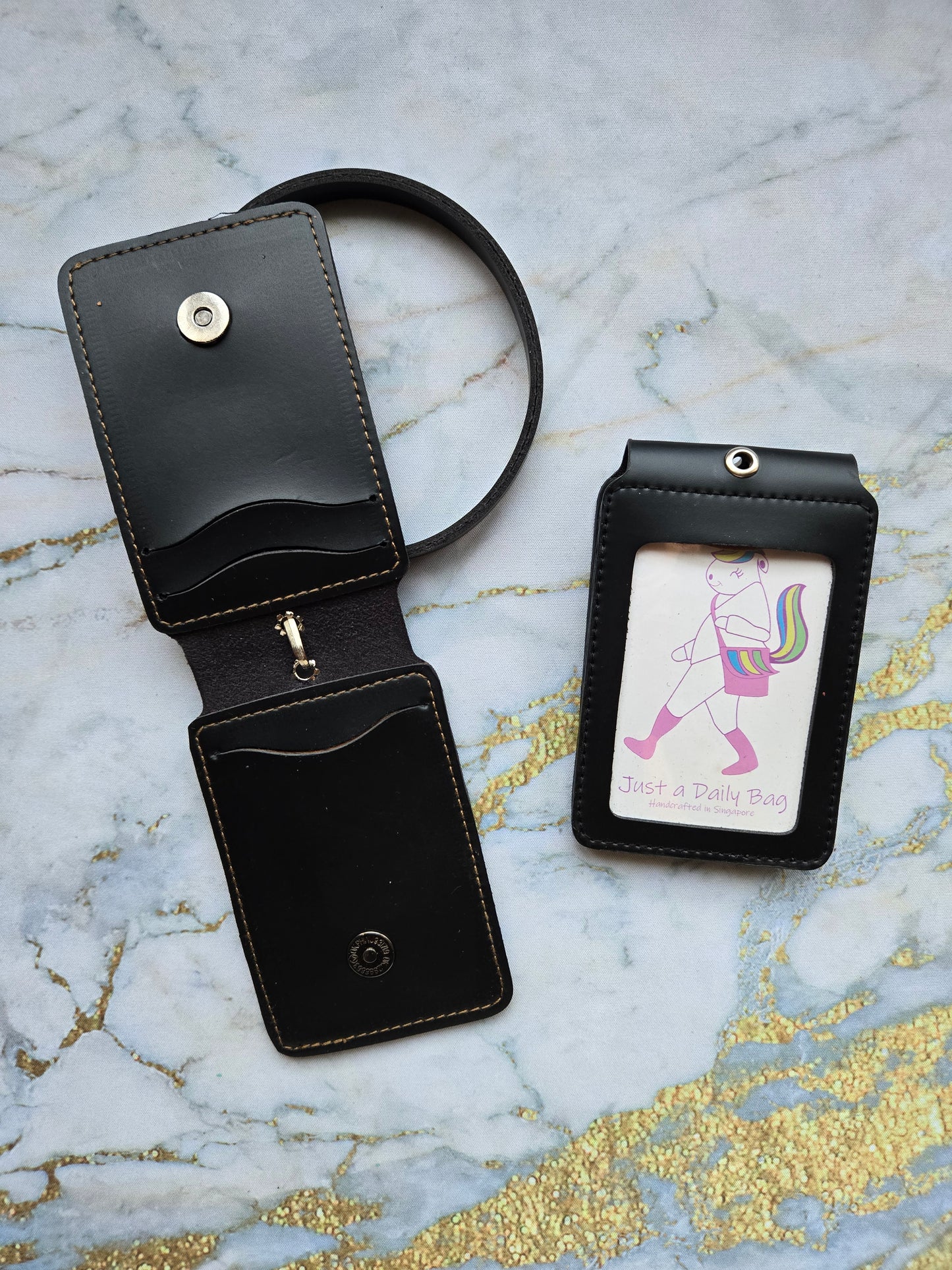 Photographer Cat Lanyard Card Holder