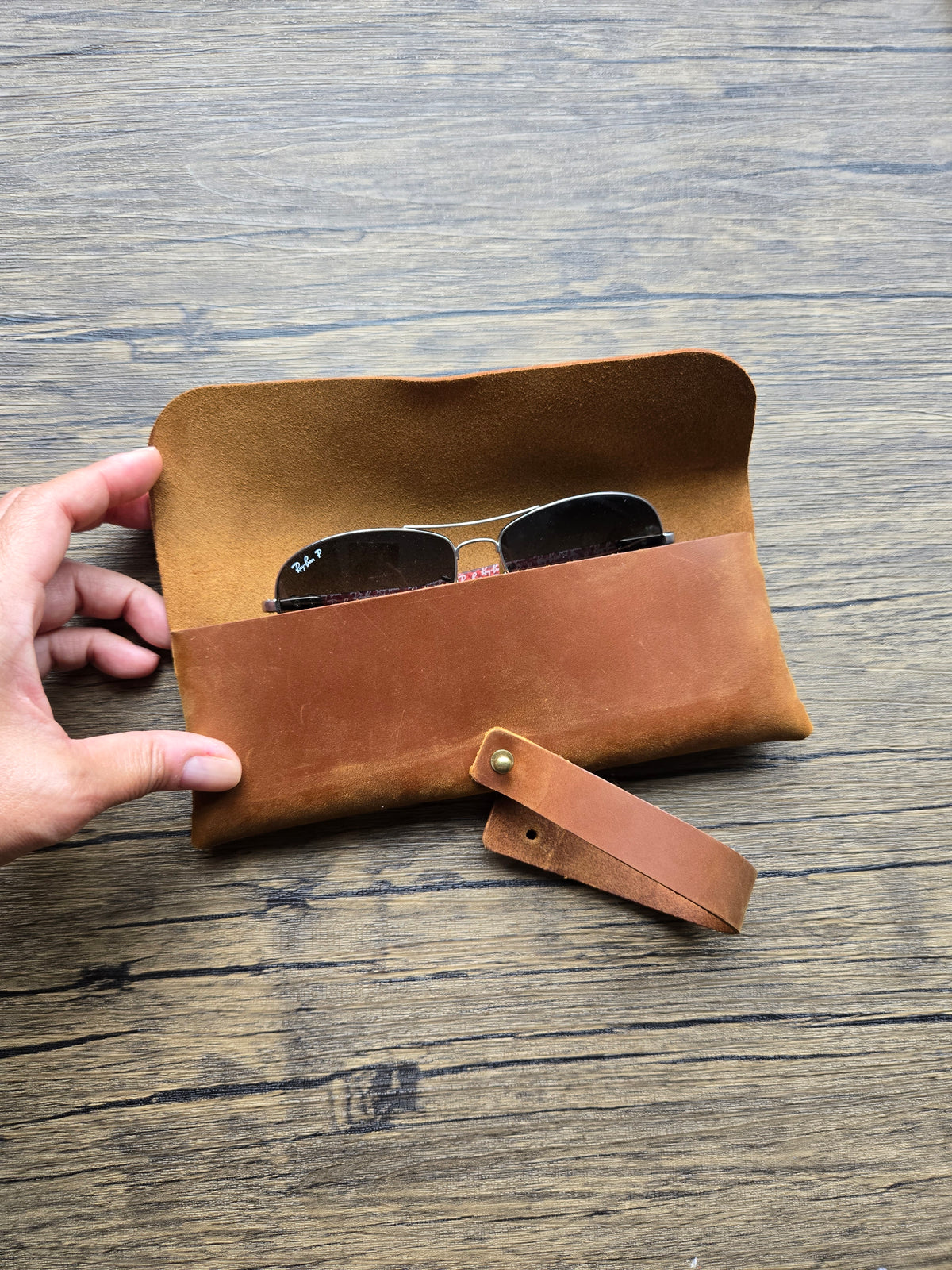 Leather Sunglasses Case- A Hogwarts Express
