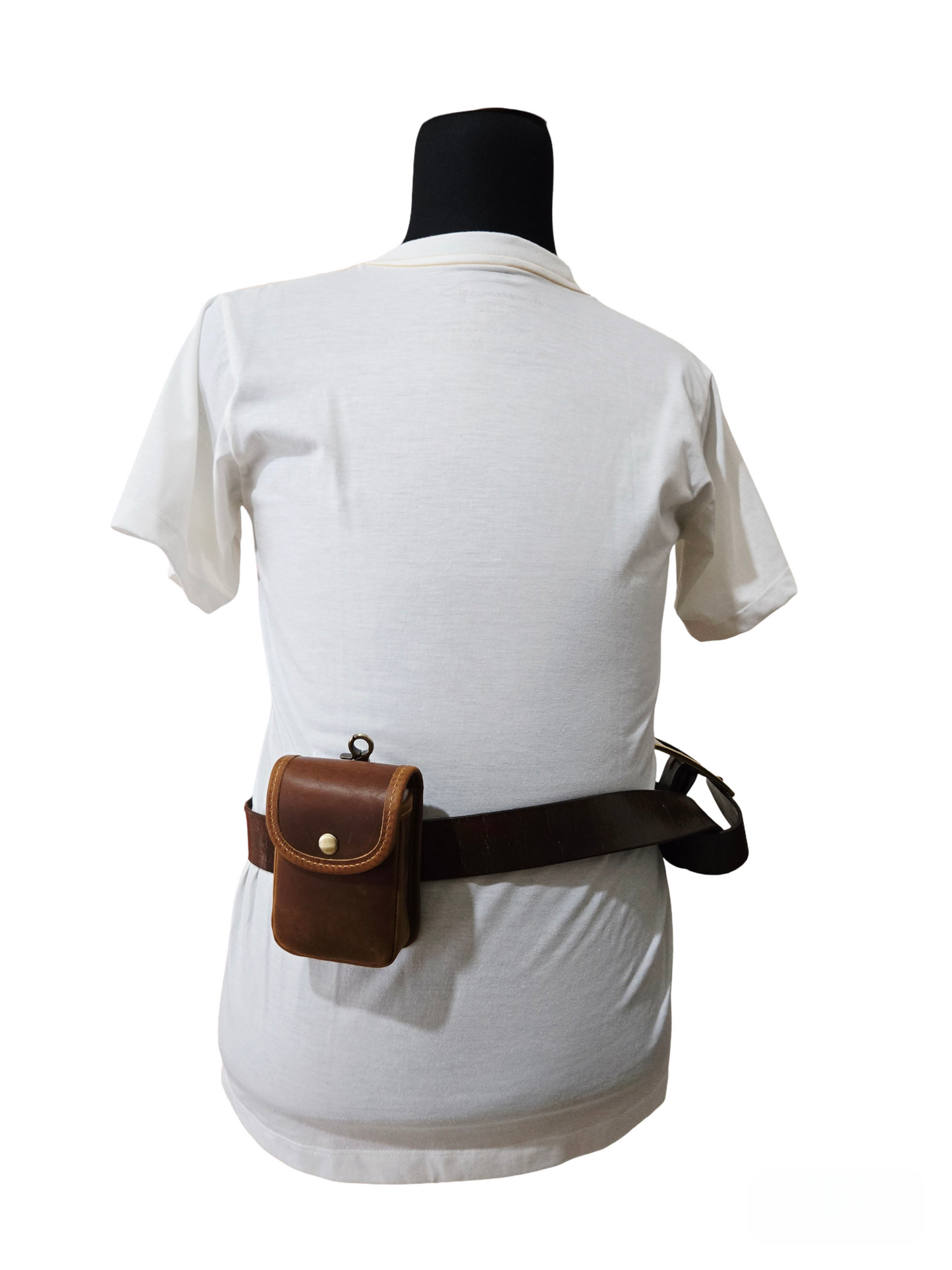Handmade medieval mini waist belt bag