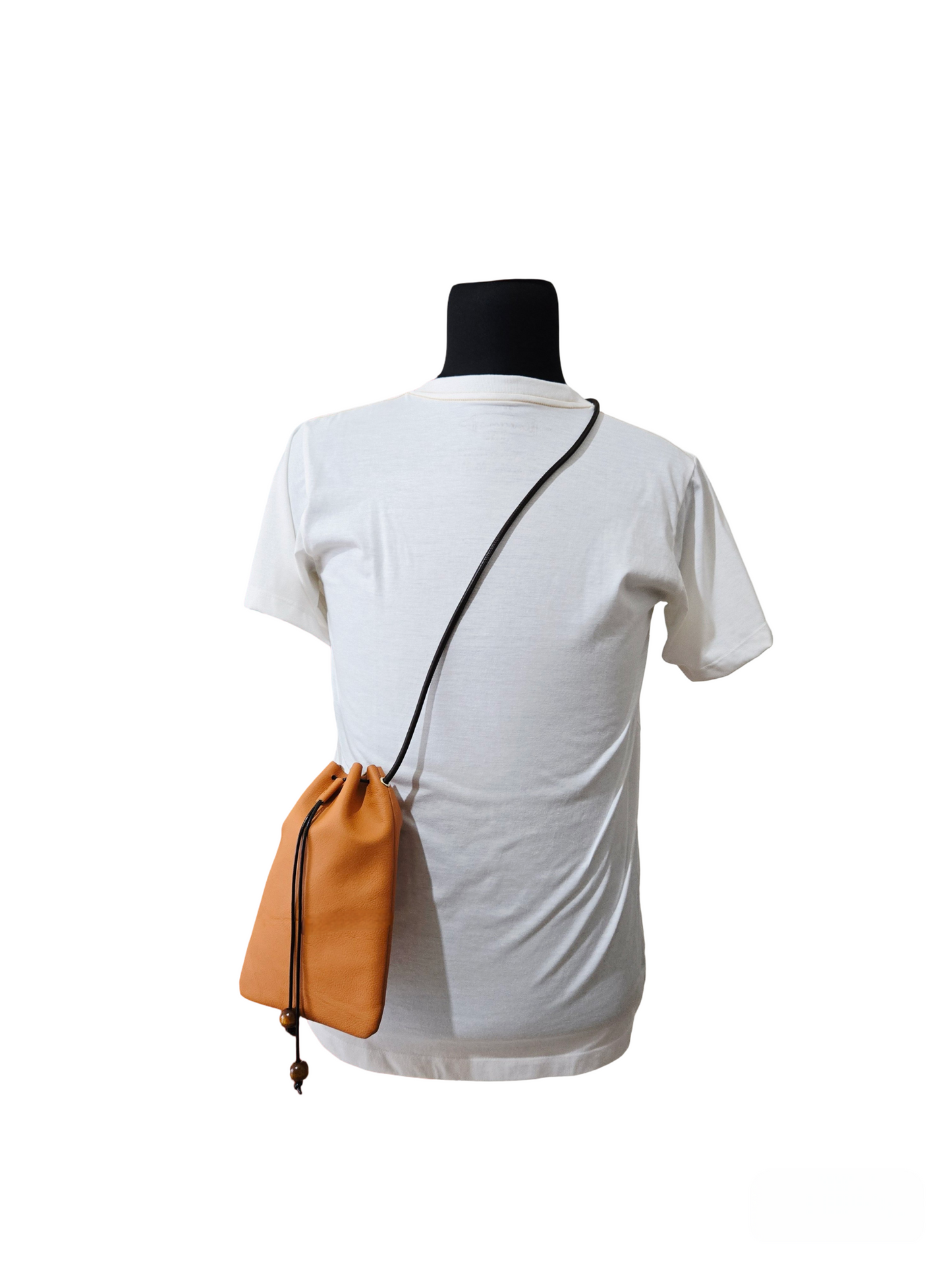 Handmade medieval drawstring bag