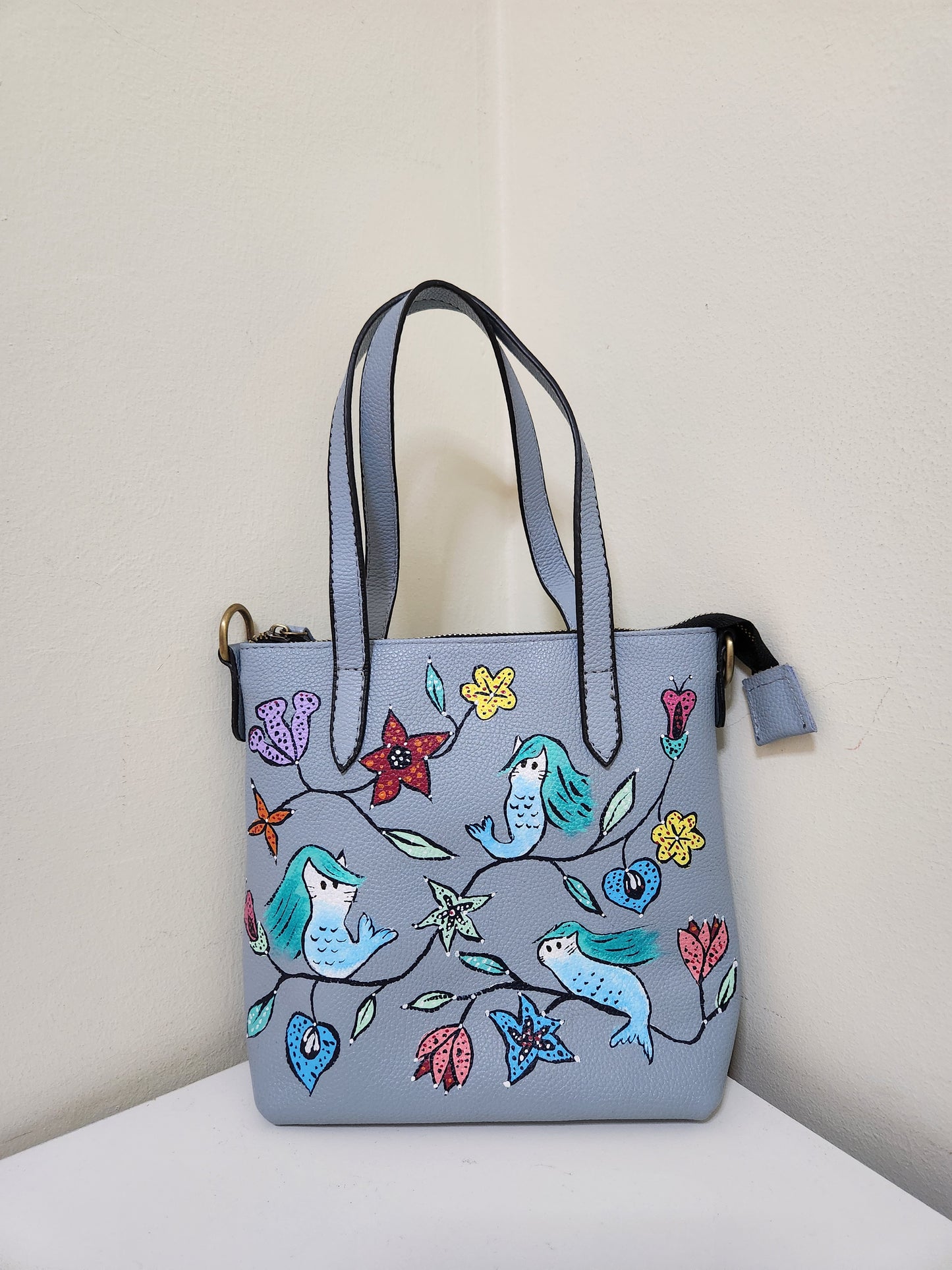 Merlion Batik Tote Bag