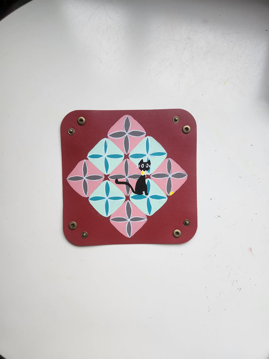 Anak Peranakan Tile Black Cat Trinket Tray