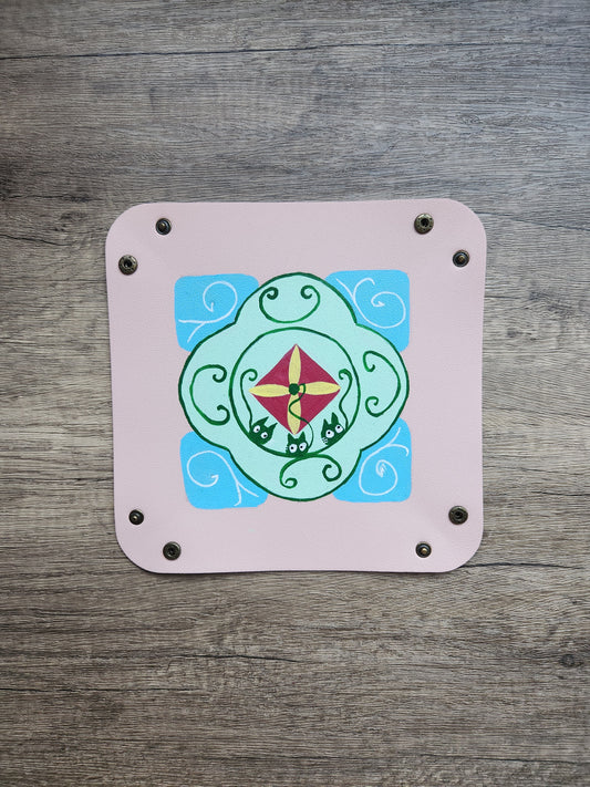 Anak Peranakan Tile 3 Cats Trinket Tray