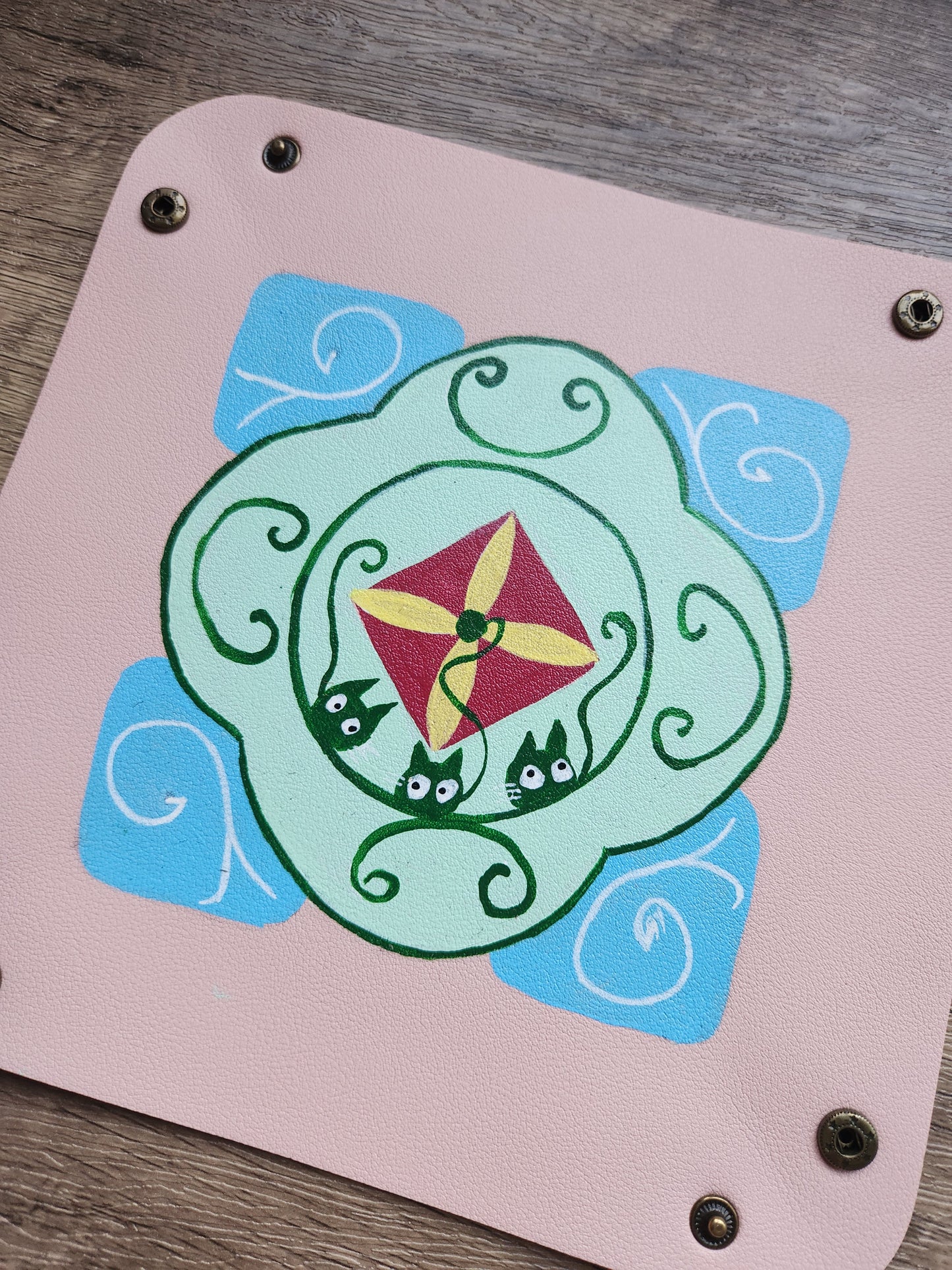 Anak Peranakan Tile 3 Cats Trinket Tray