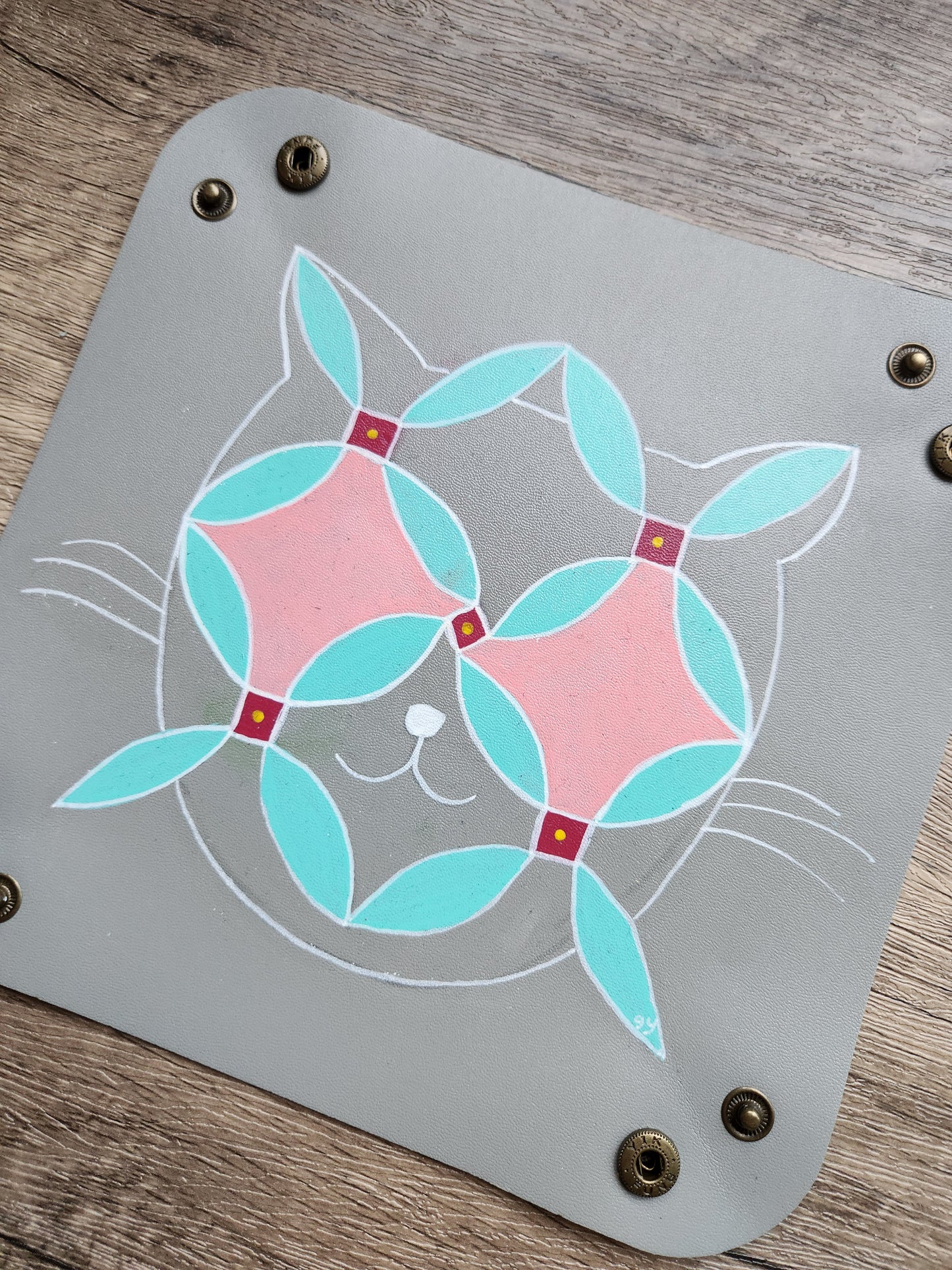 Anak Peranakan Tile Cat Sunglasses Trinket Tray
