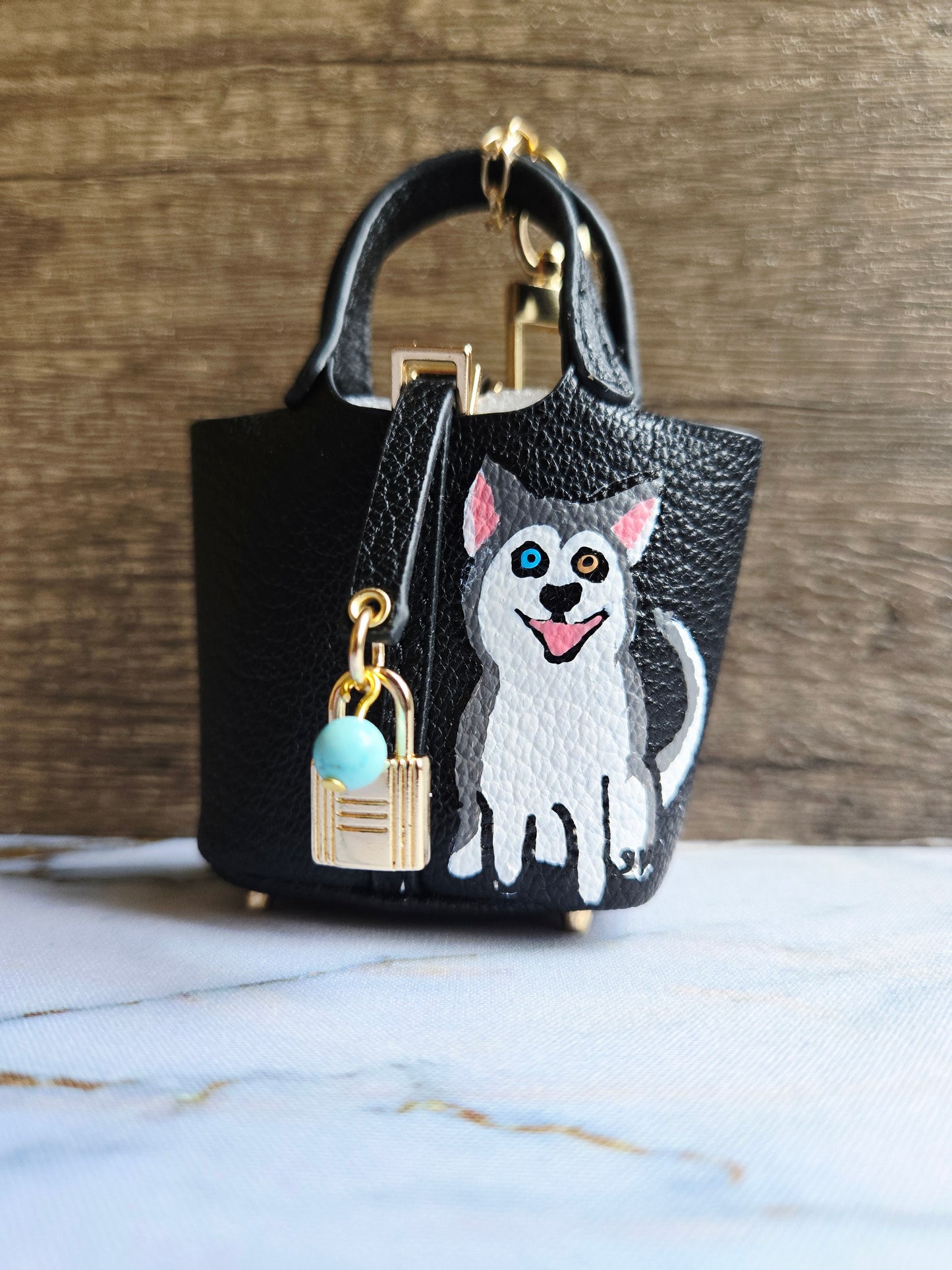 Tiny Husky Doggy Bag