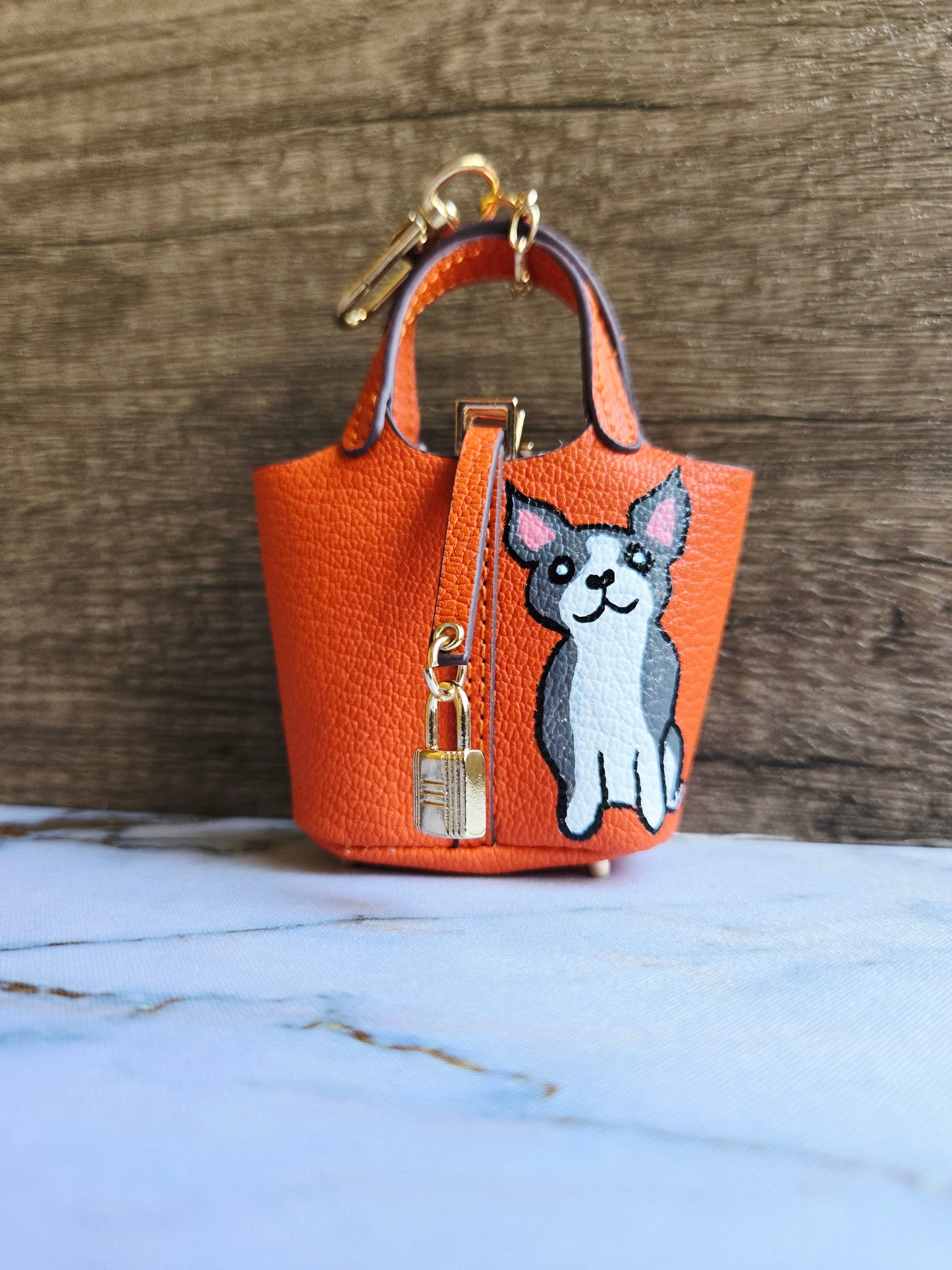 Tiny Boston Terrier Doggy Bag