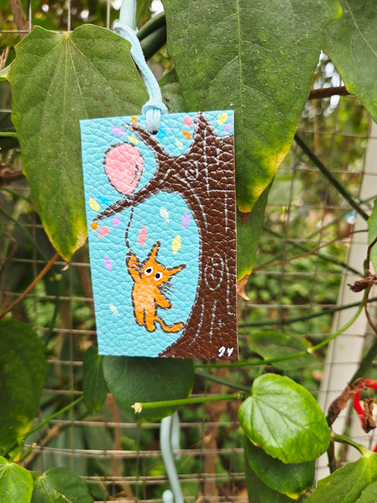 Into the Woods Cat Bookmark