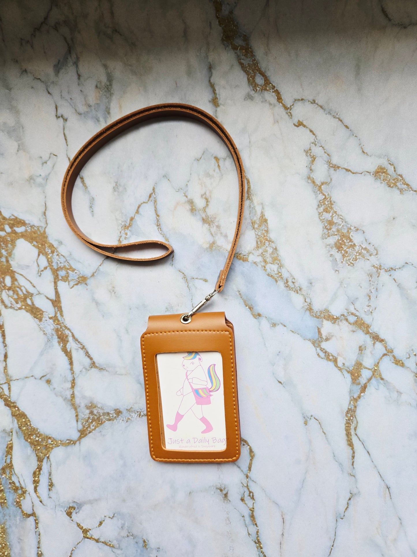 Scientist Cat Lanyard Card Holder