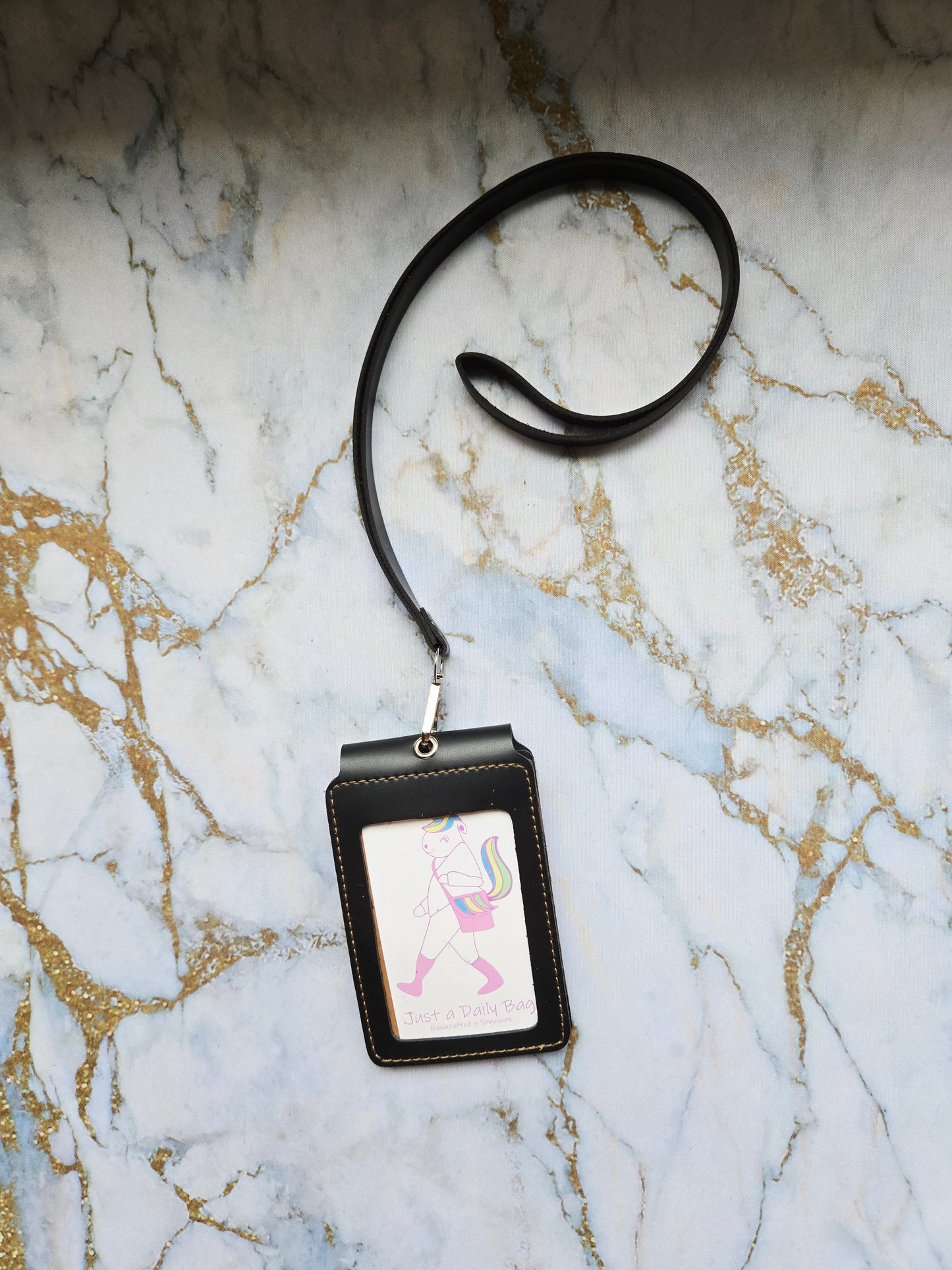Hacker Cat Lanyard Card Holder