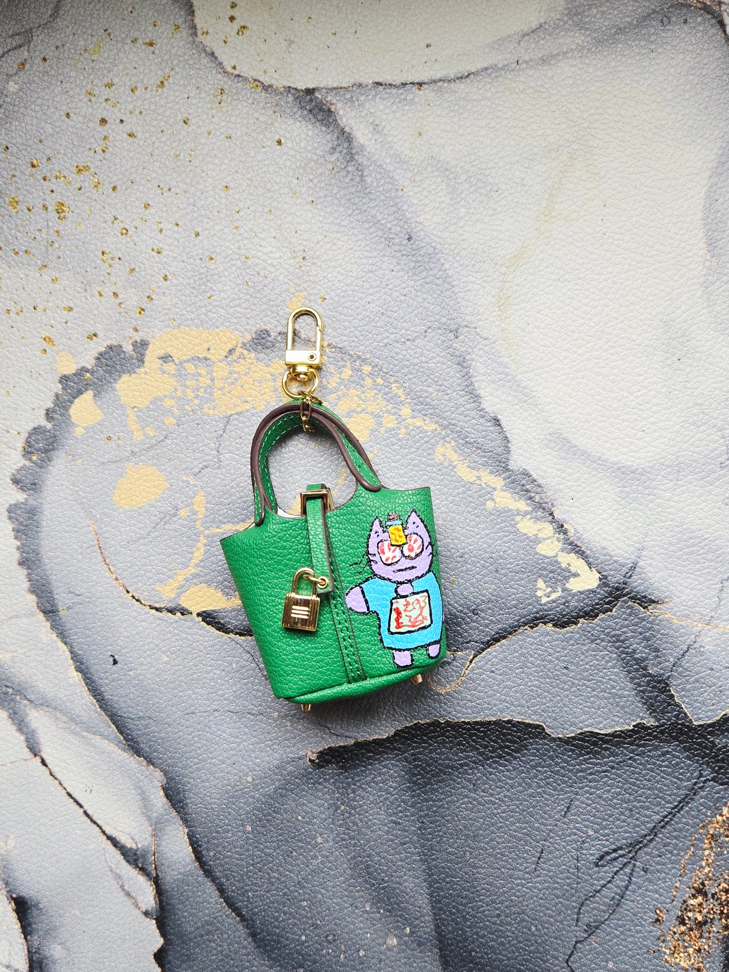 Green Jiang Si Zombie Bag Charm