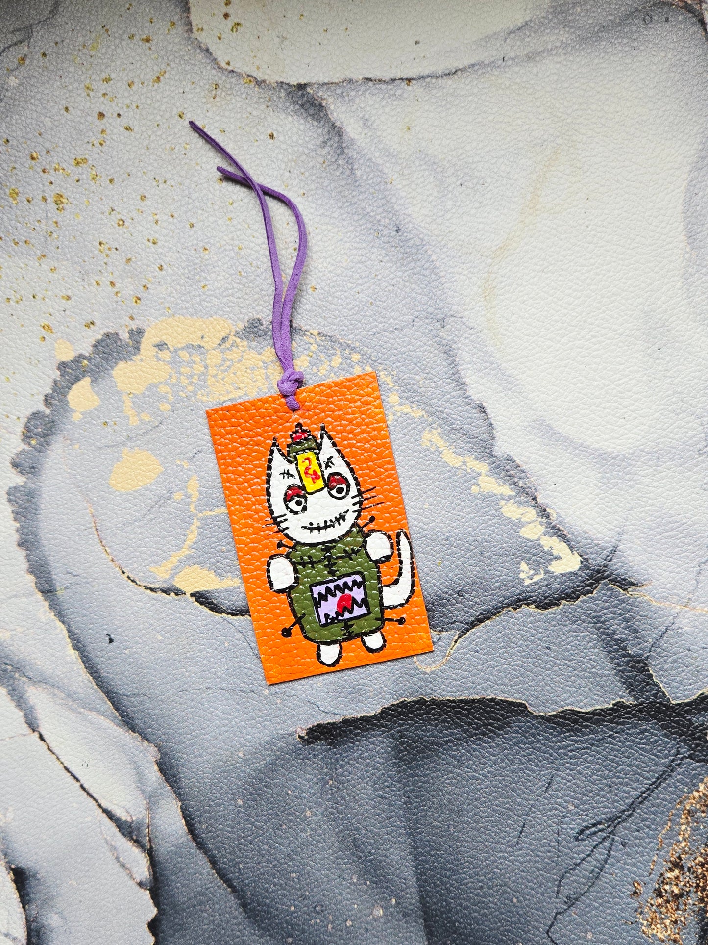 Halloween Leather Bookmarks