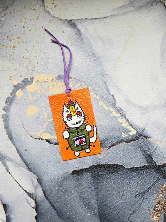 Halloween Leather Bookmarks