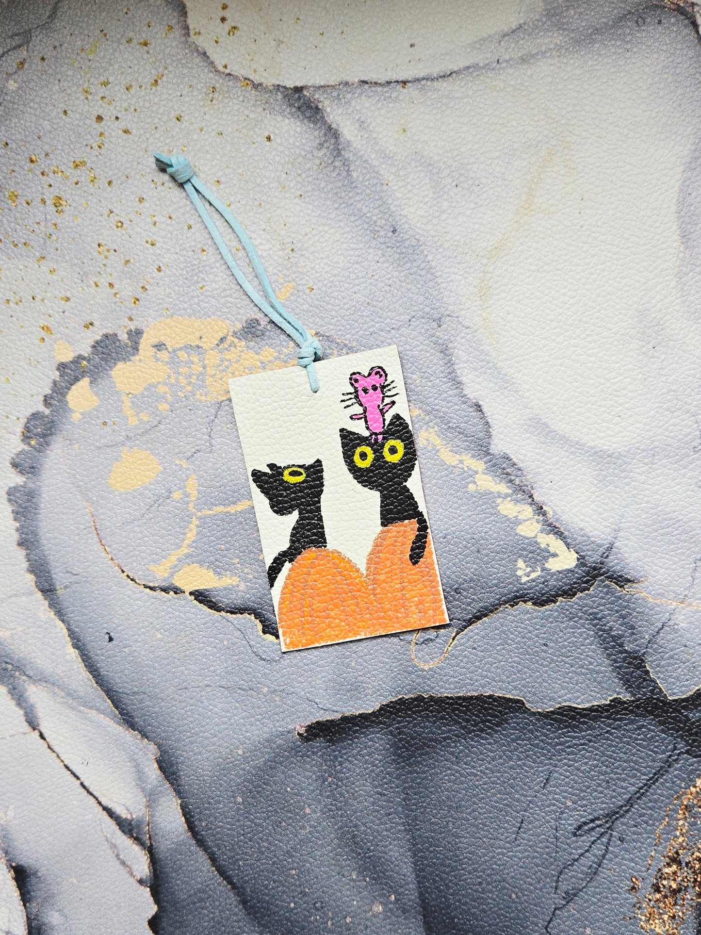 Halloween Leather Bookmarks