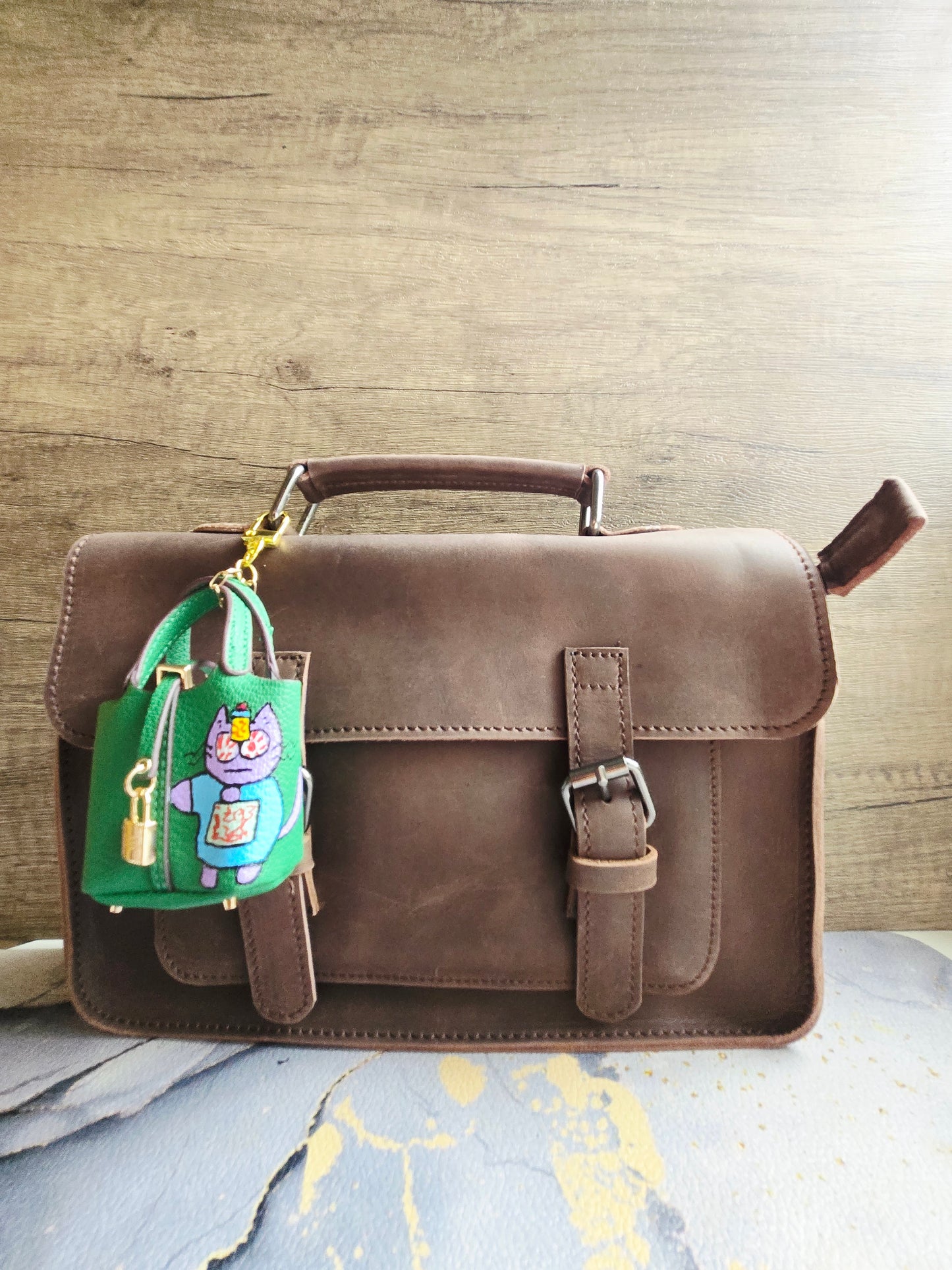 Green Jiang Si Zombie Bag Charm