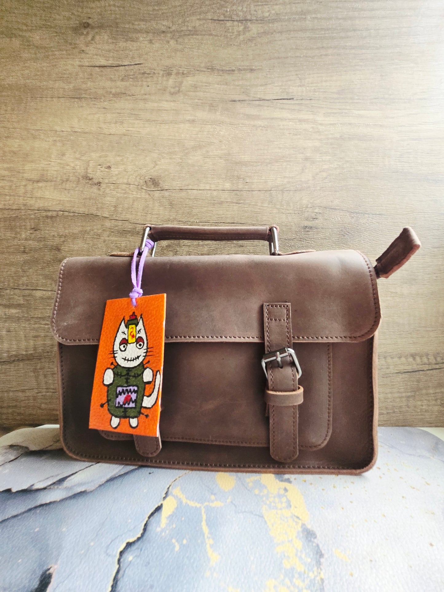 Halloween Leather Bookmarks