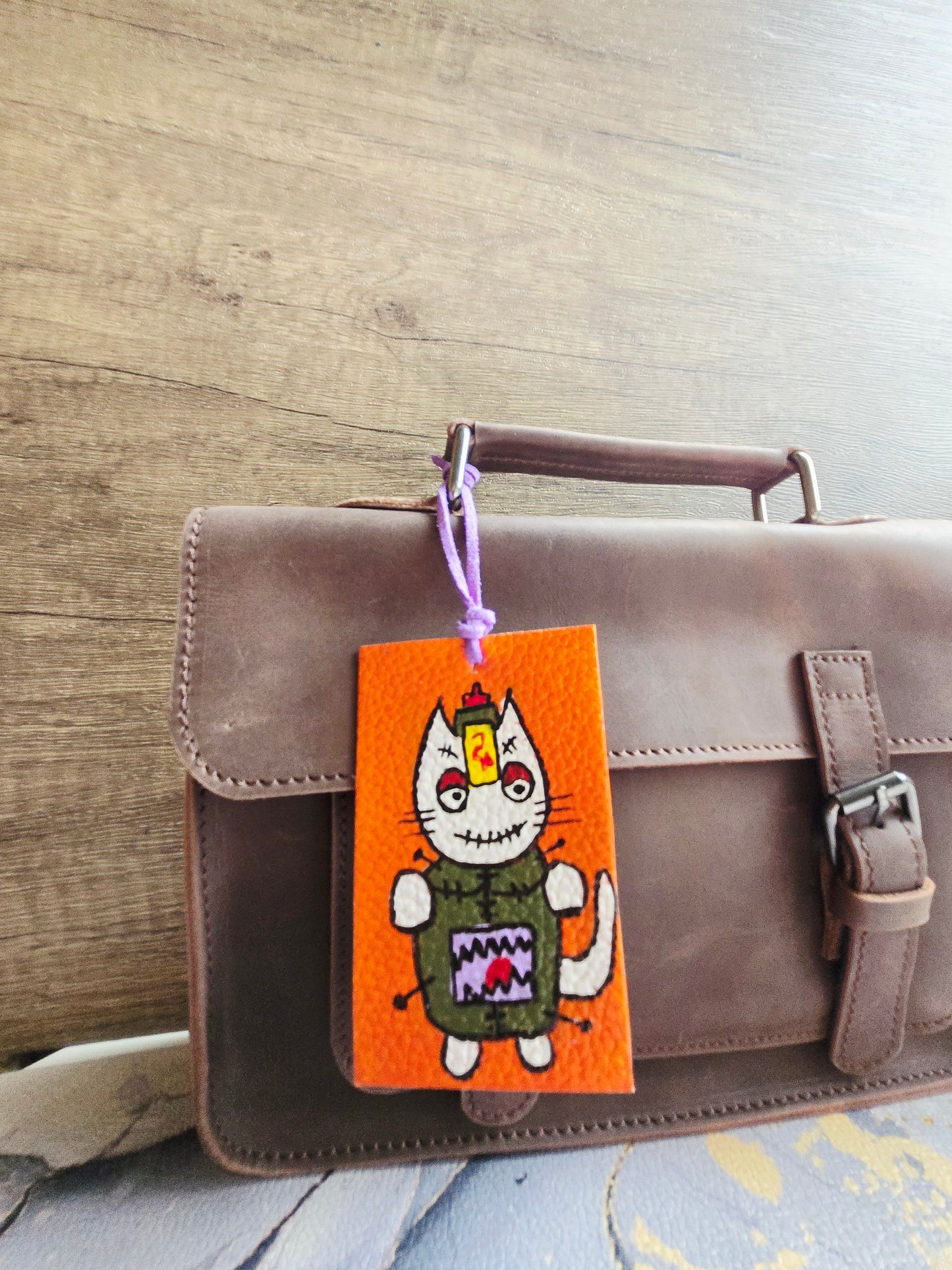 Halloween Leather Bookmarks