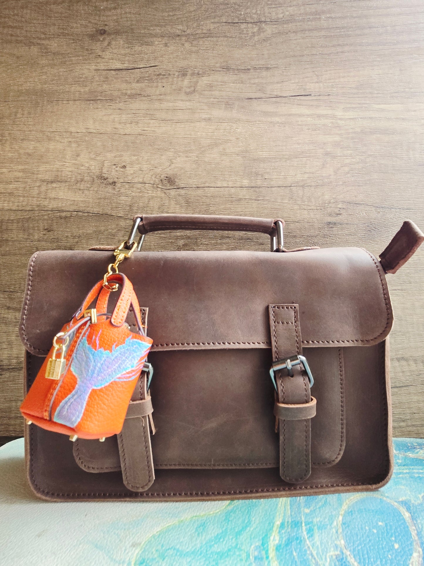 Yellow Mermaid's Purse Bag Charm