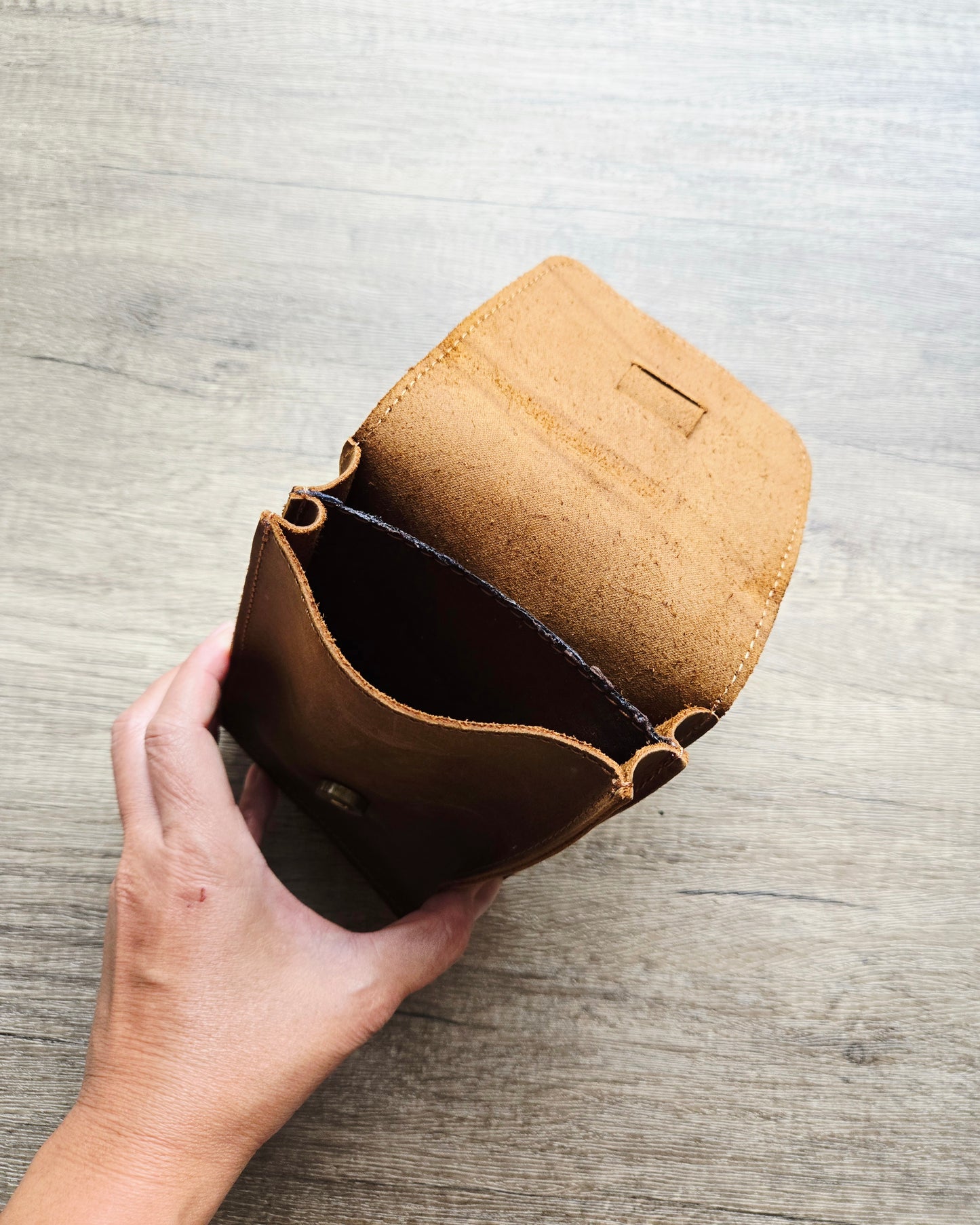 Handmade medieval waist belt bag