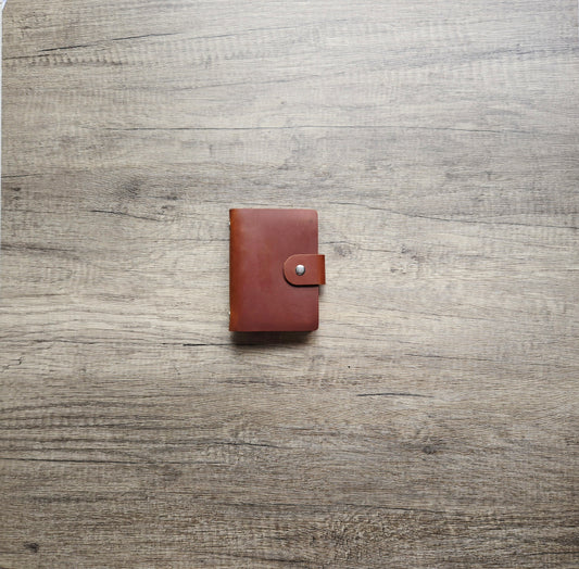 Handmade medieval leather notebook