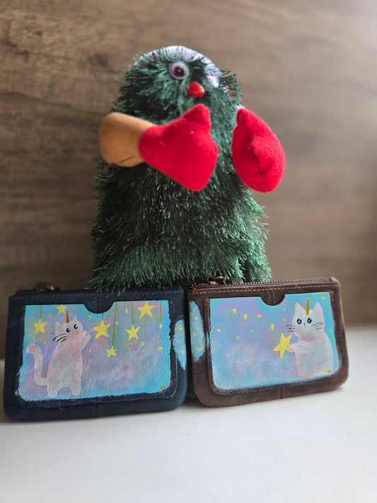 Starry Cat Coin Pouches