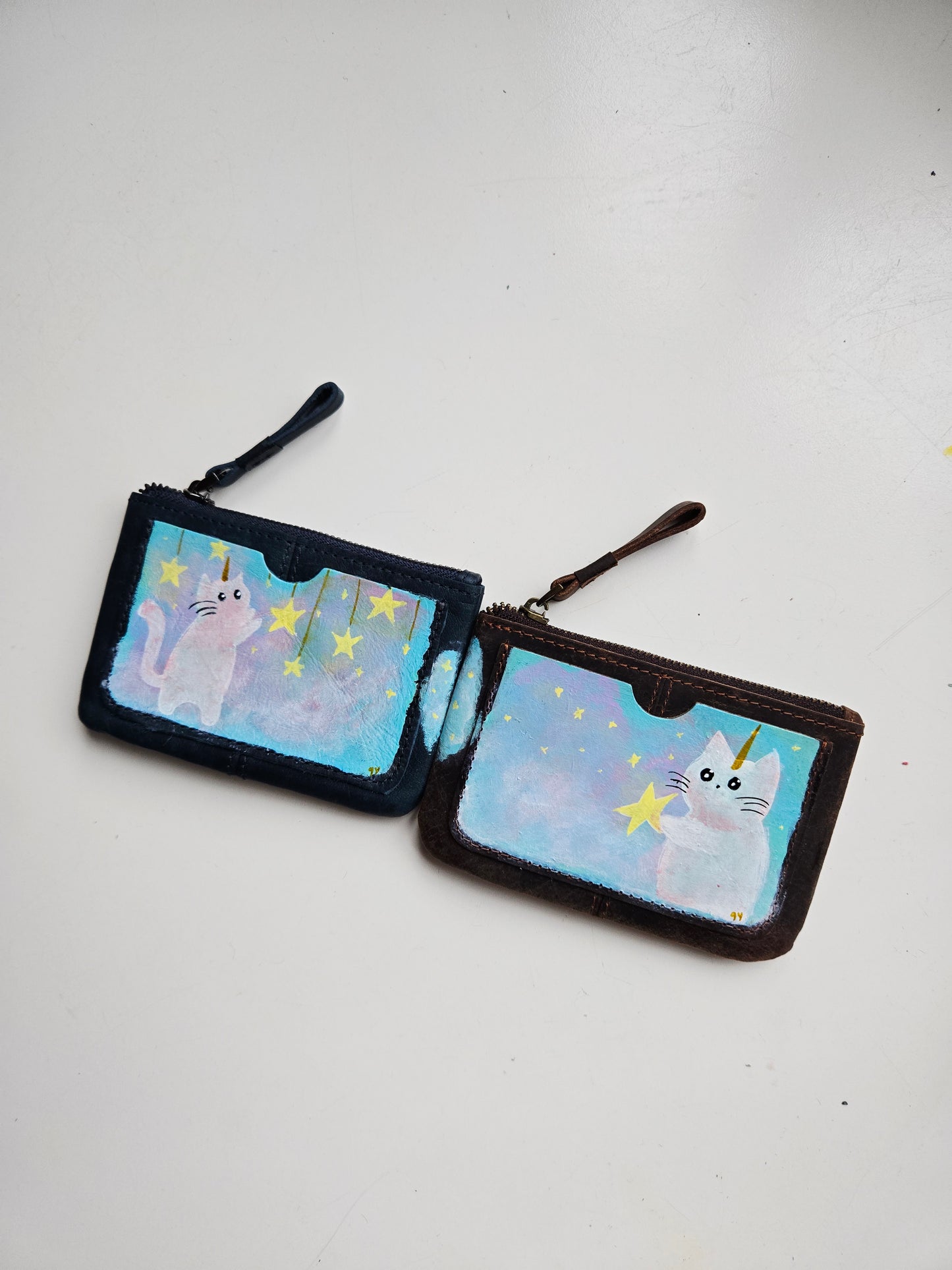 Starry Cat Coin Pouches