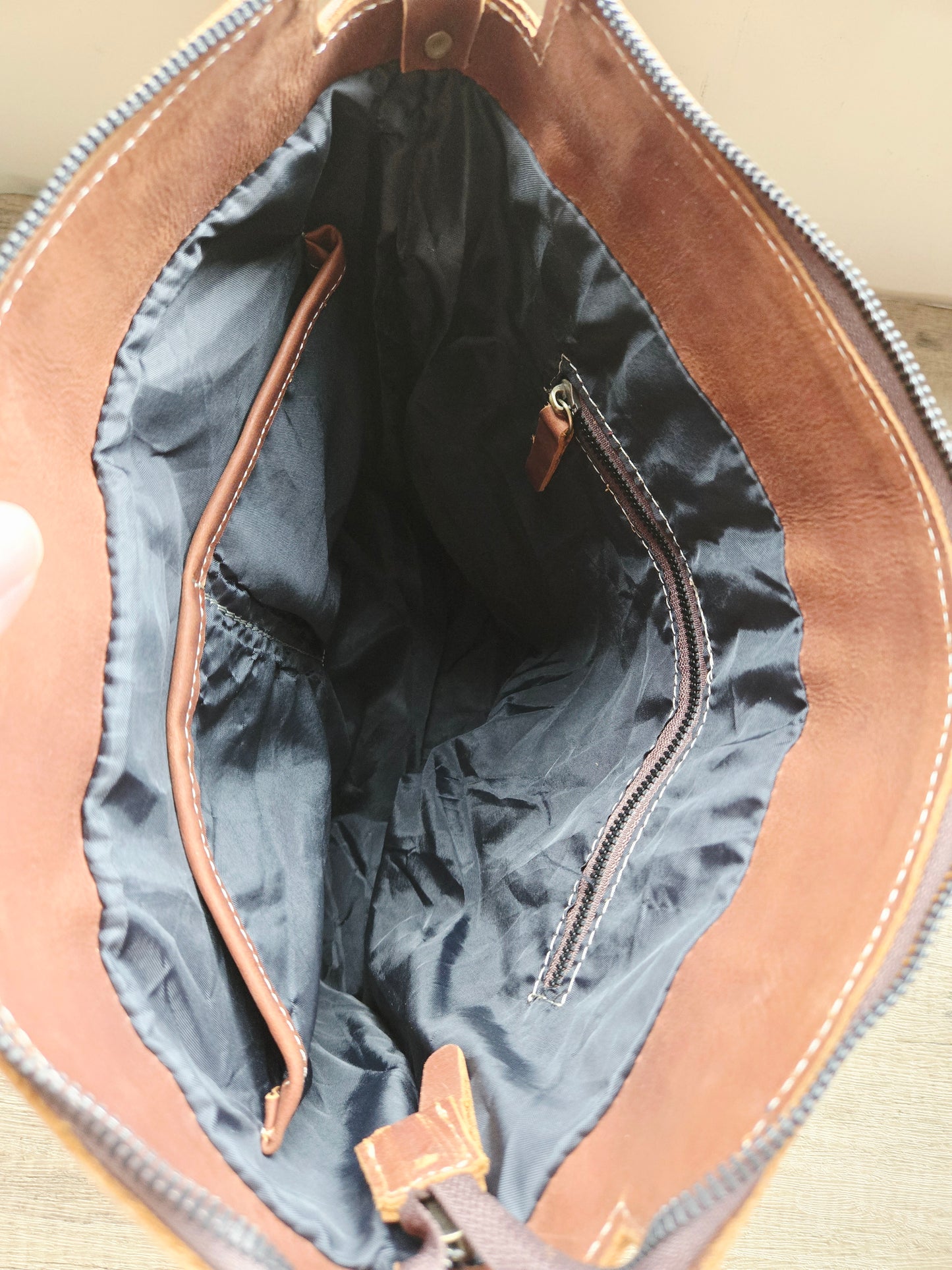 Handmade Leather Tote Bag