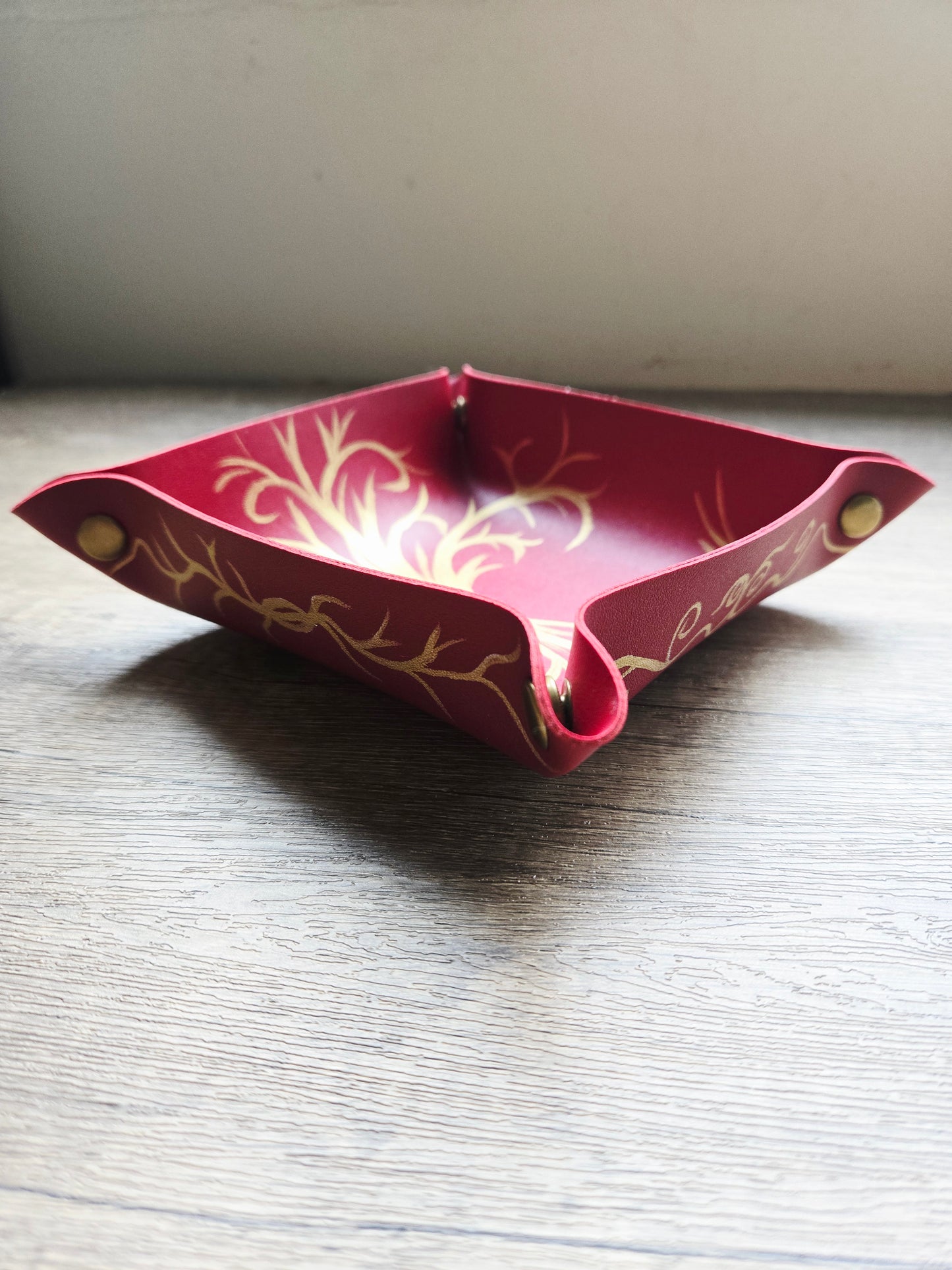 L'Arbor Aureum- Red Trinket Tray