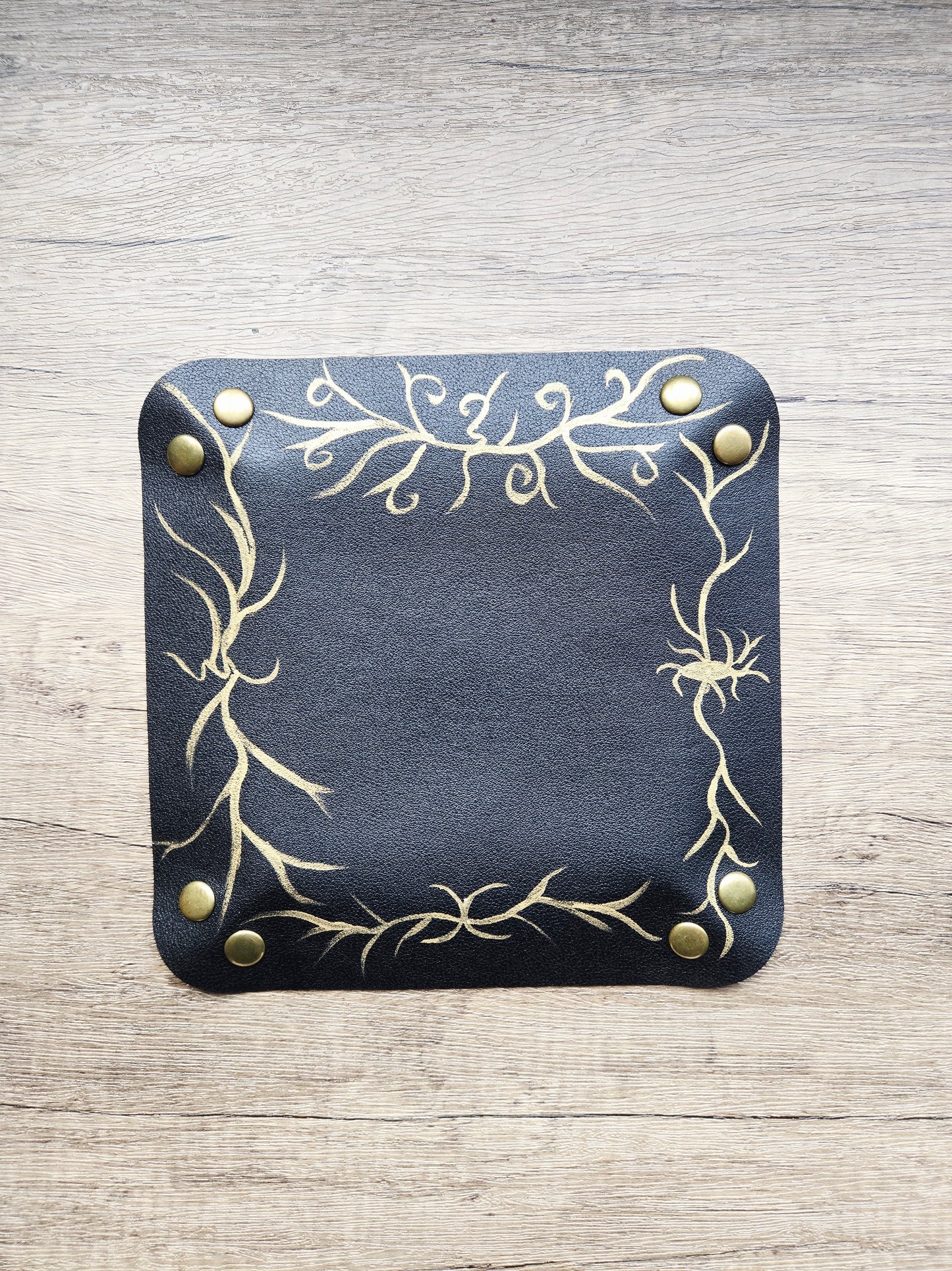 L'Arbor Aureum- Black Trinket Tray