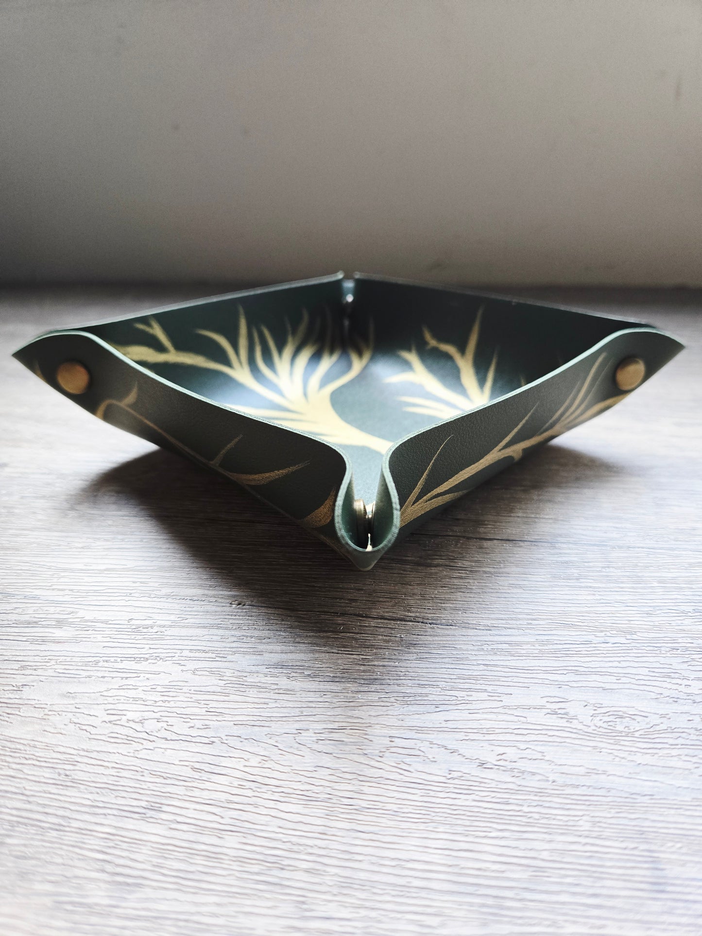 L'Arbor Aureum- Green Trinket Tray