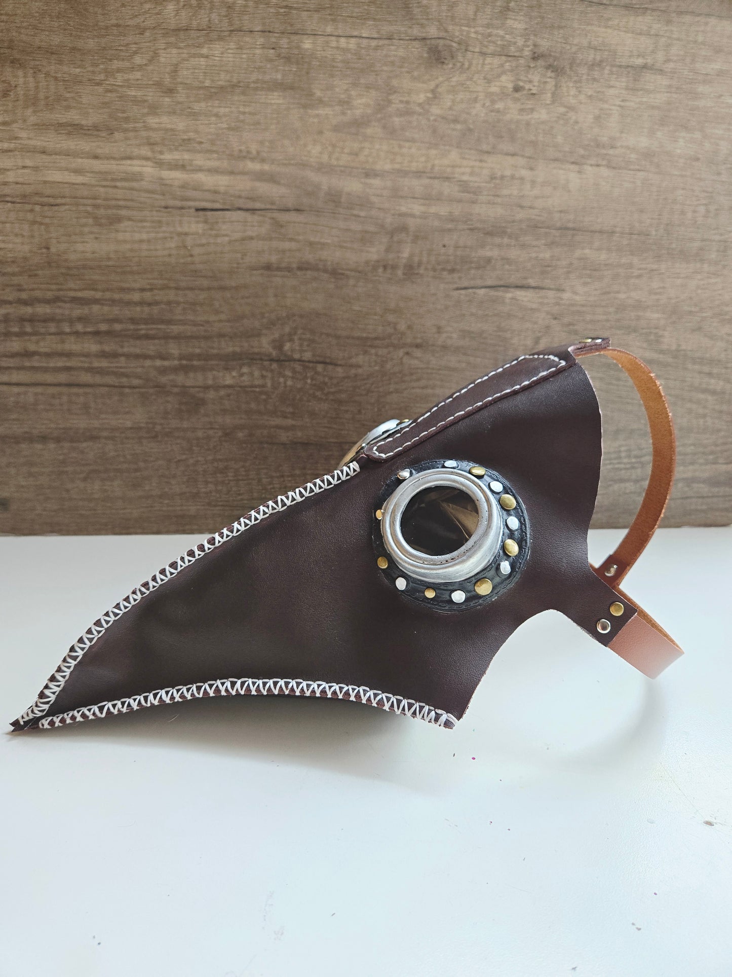 Leather Plague Mask (Made to order)