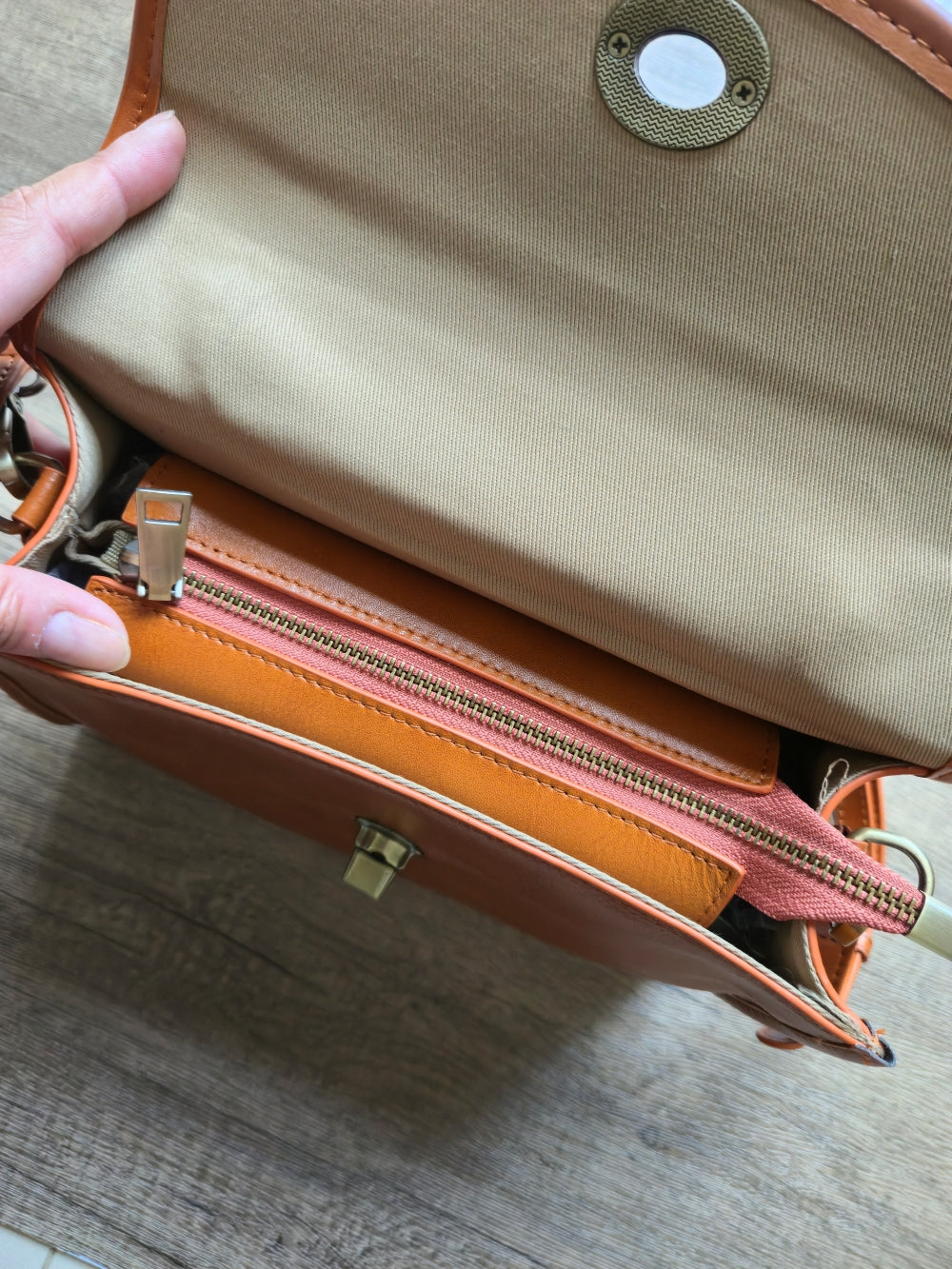 Handmade Leather Satchel 2 Bag