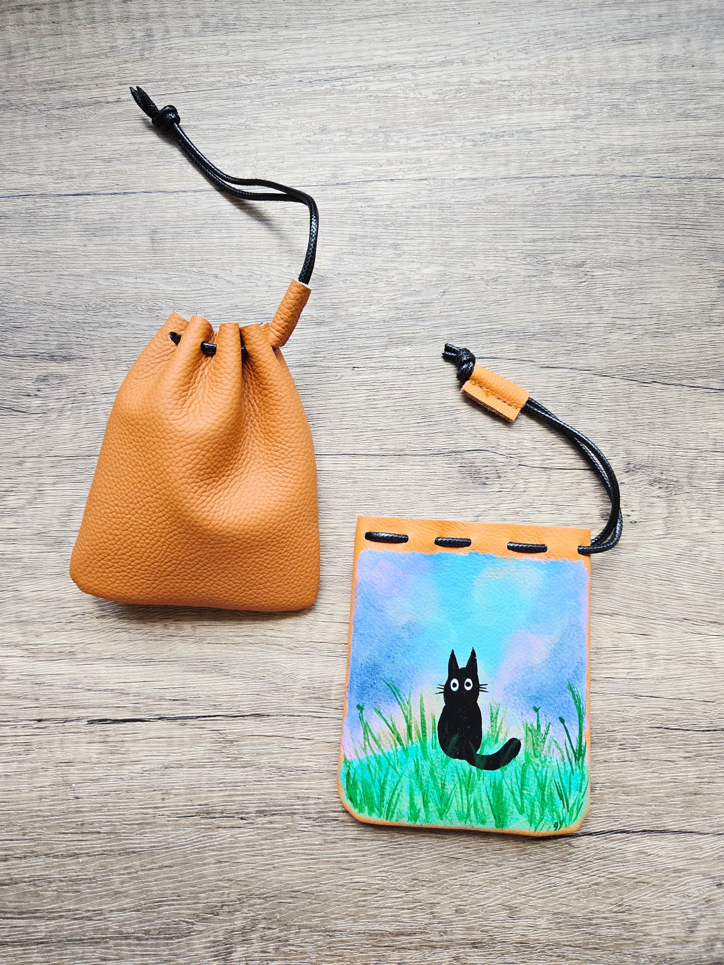 Handmade drawstring pouch (Small)