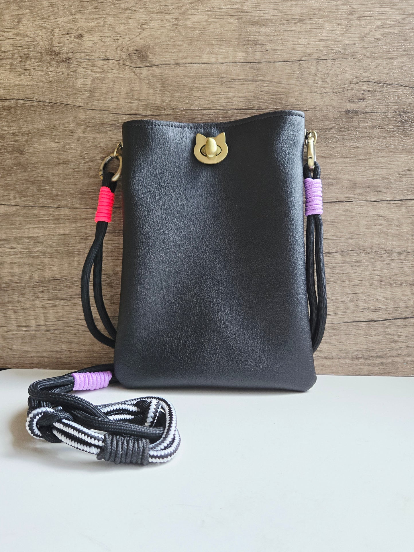 Cactus Leather Sling Bag with Turn Lock