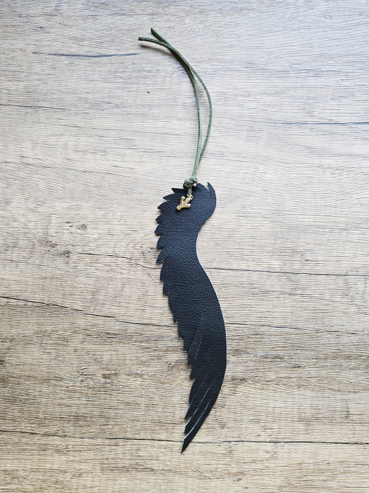 Cactus Leather Bookmark