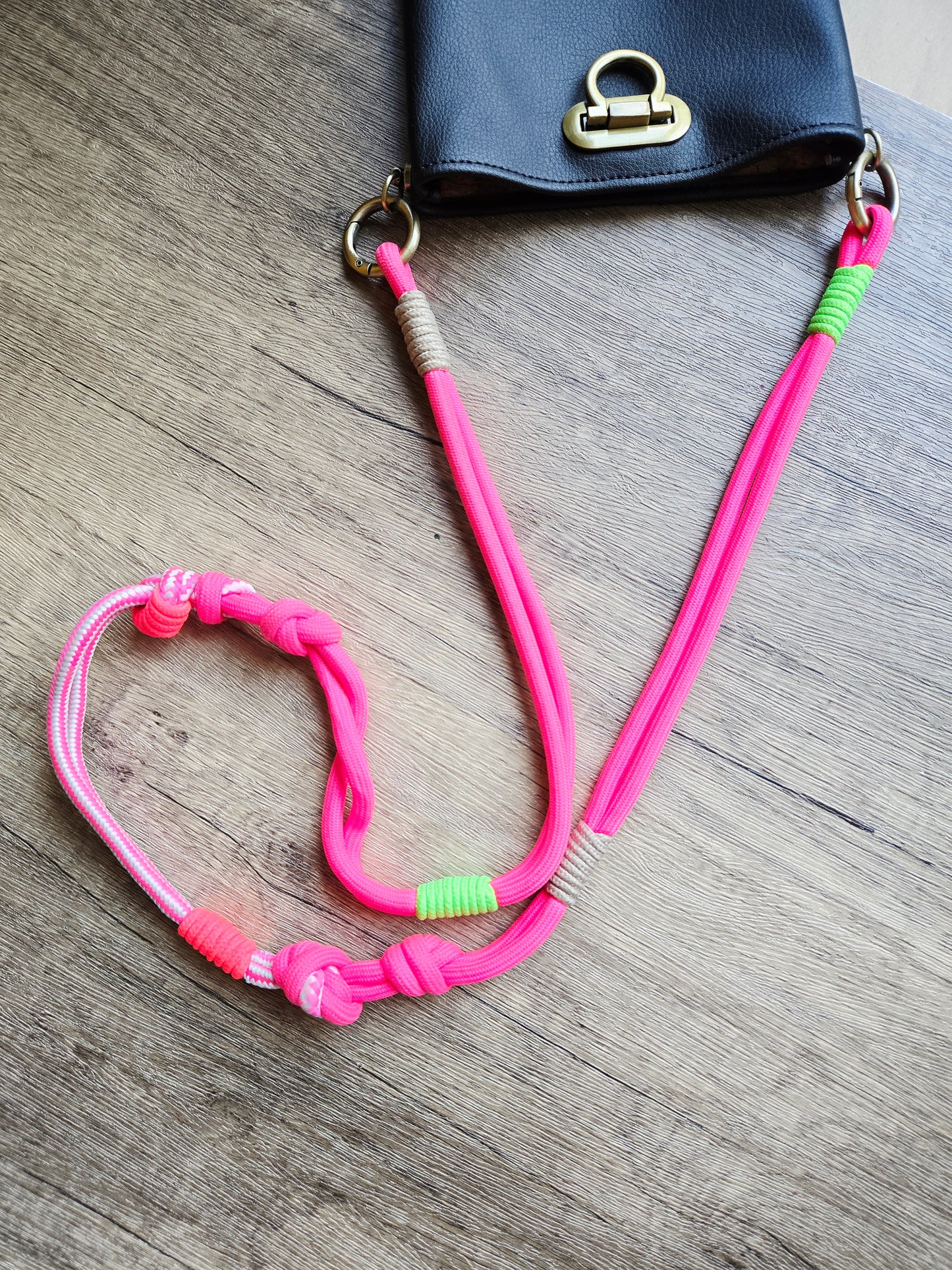 Cactus Leather Sling Bag with Turn Lock