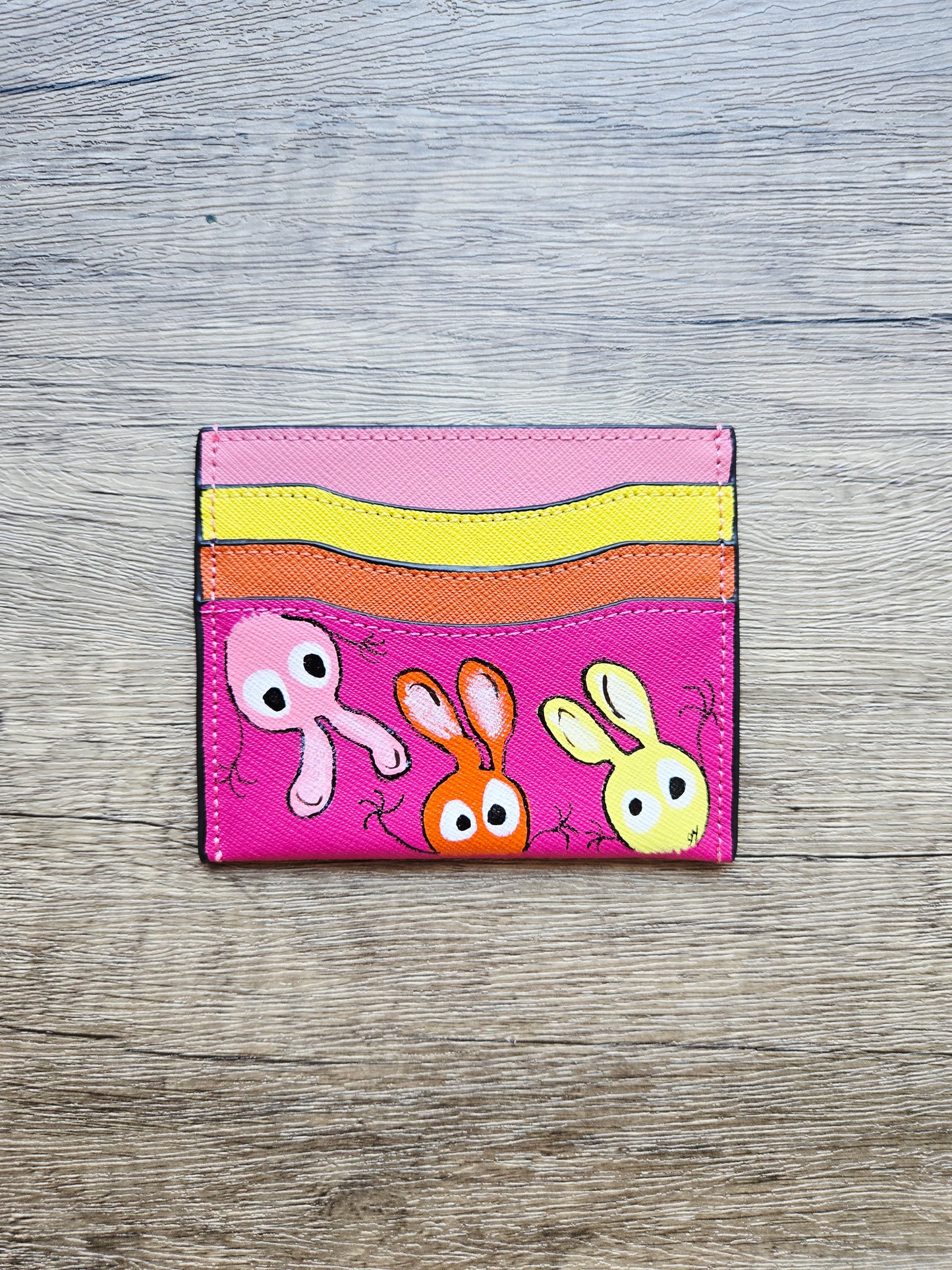 Mismatch Club Card Holder - Funny Rabbits