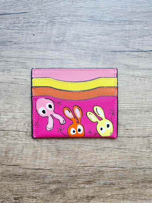 Mismatch Club Card Holder - Funny Rabbits