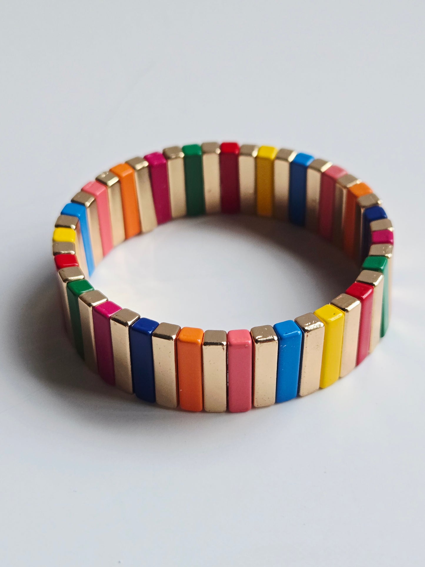 Rainbow Stacked Bracelet