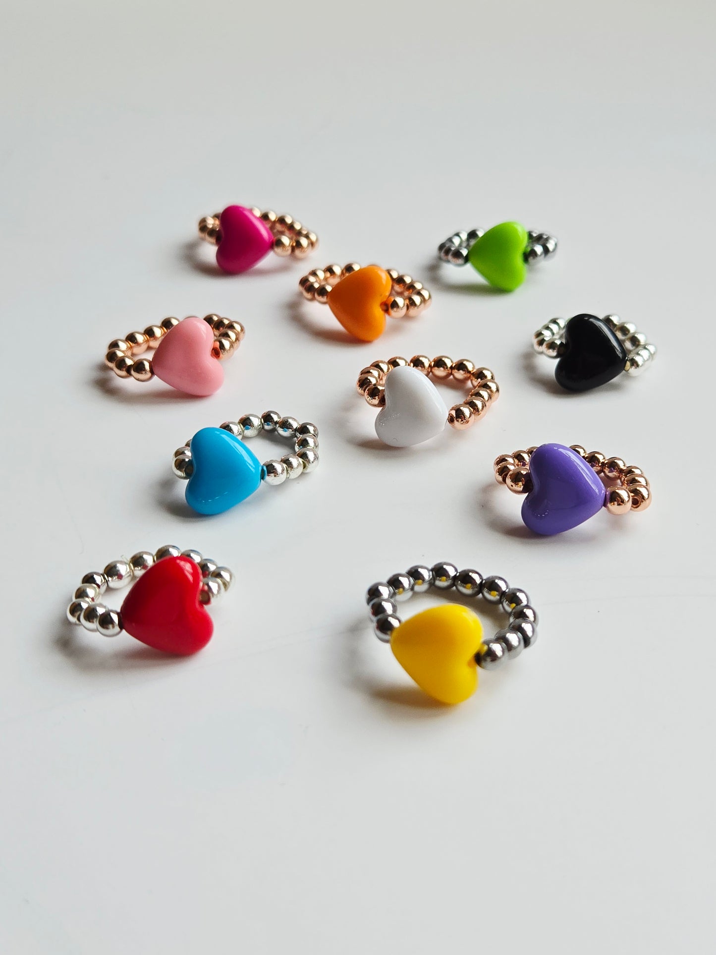 Rainbow Heart Ring