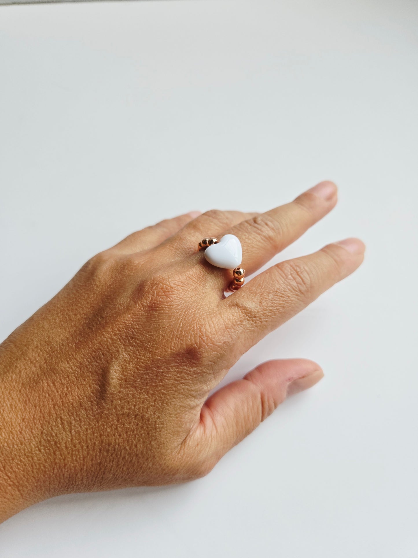 Rainbow Heart Ring