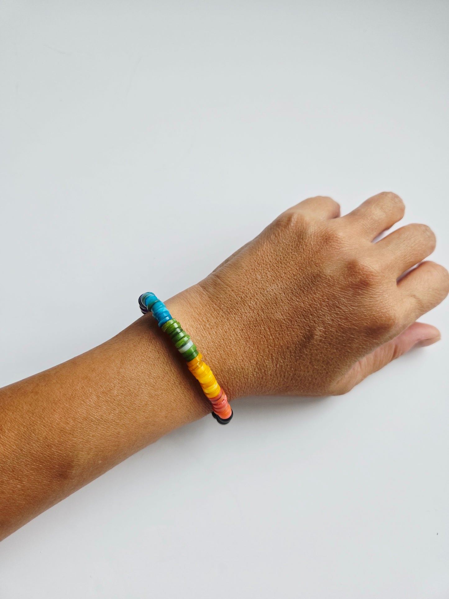 Rainbow Shell Bracelet